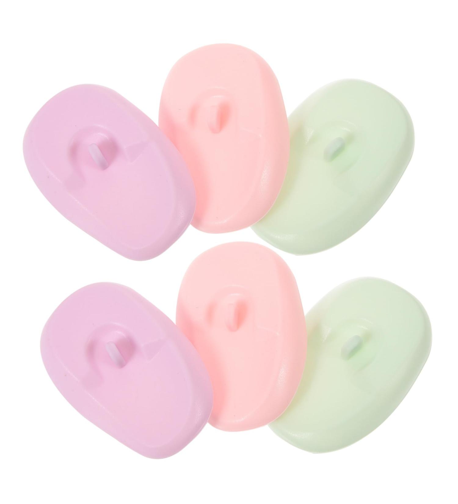 IWOWHERO 3 Pairs Silicone Earmuffs Ear Cover for Heat Ear Cover Reusable Ear Caps Hair Salon Ear Shower Caps Ear Muffs Make up Ear Covers Keep Warm Hair Coloring Products - Buy Online on GoSupps.com