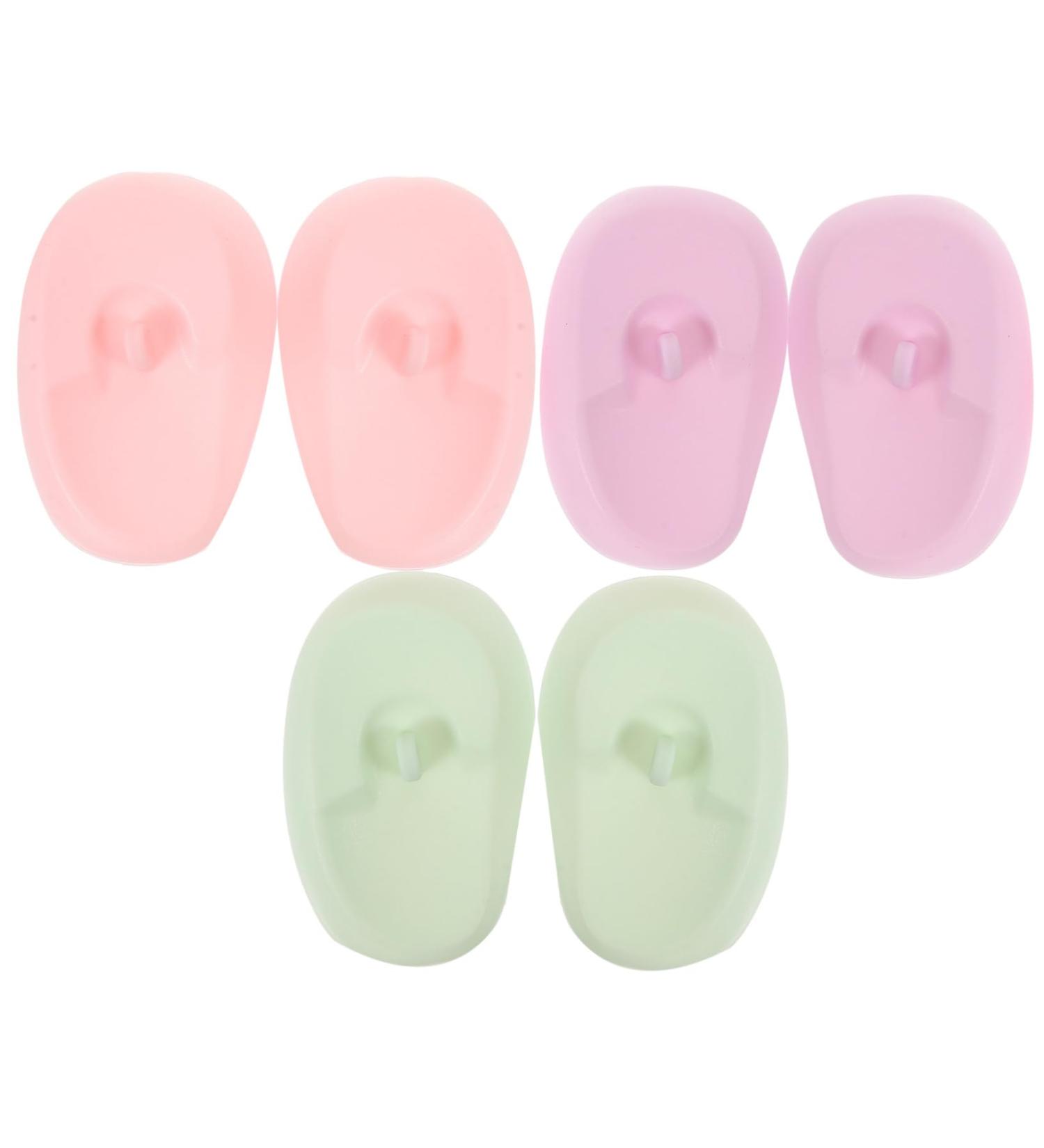 Healeved 3 Pairs Silicone Earmuffs Silicone Hair Dye Earmuffs Silicone Ear Covers Ear Caps Hair Salon Ear Shield Ear Muffs Make up Ear Covers Baking Oil Men and Women Silica Gel Accessories - Buy Online on GoSupps.com