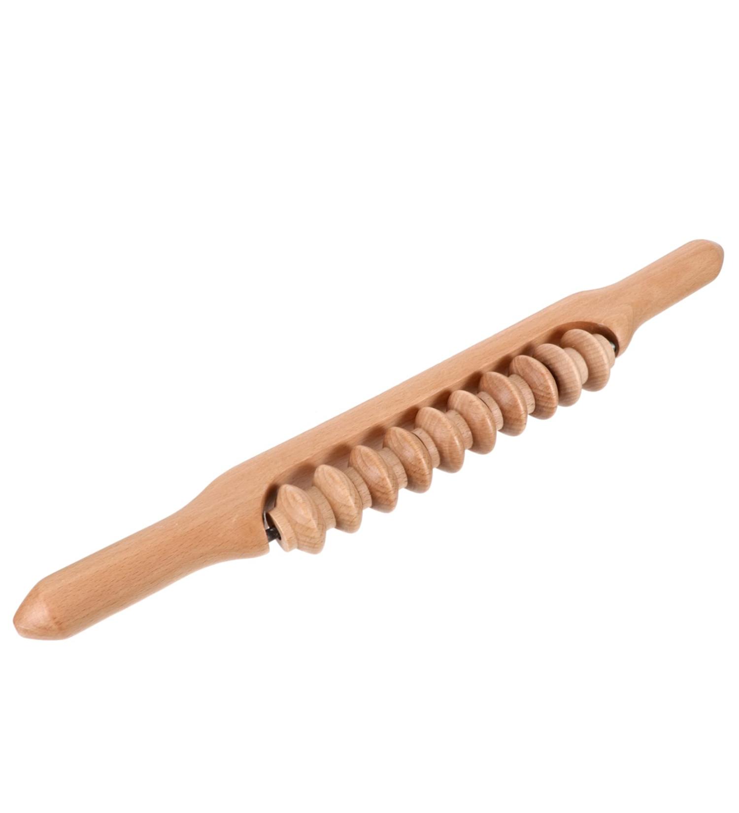 Lalafina Roller Scraping Stick - Wood Massage Tool for Muscle Relief | Yoga Roller & Body Massager - Buy Online on GoSupps.com