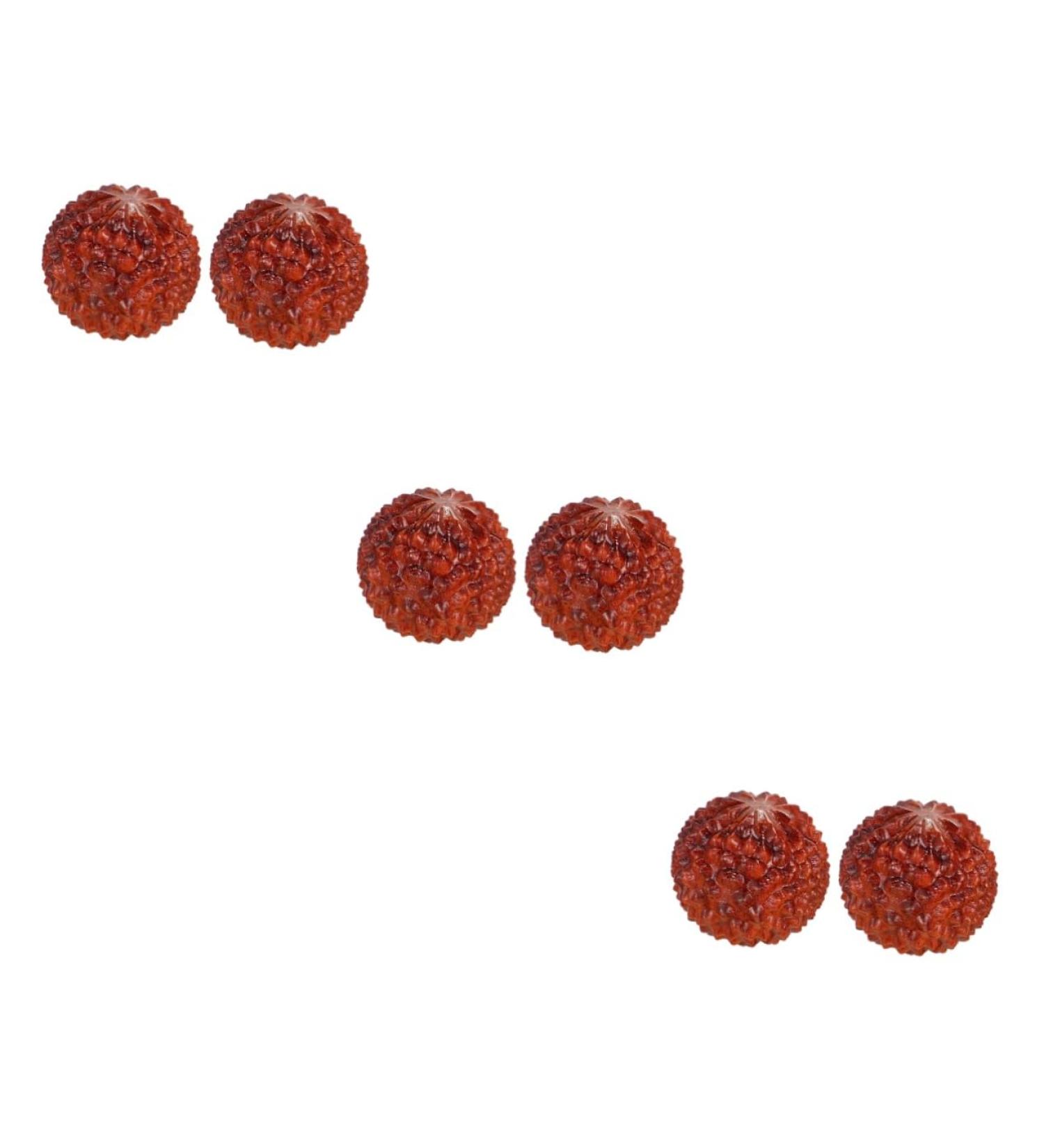 Beavorty 6 STK Carving Manual Massage Hand Exercise Balls - Chinese Acupressure Wooden Toys for Relaxation & Wellness - Buy Online on GoSupps.com