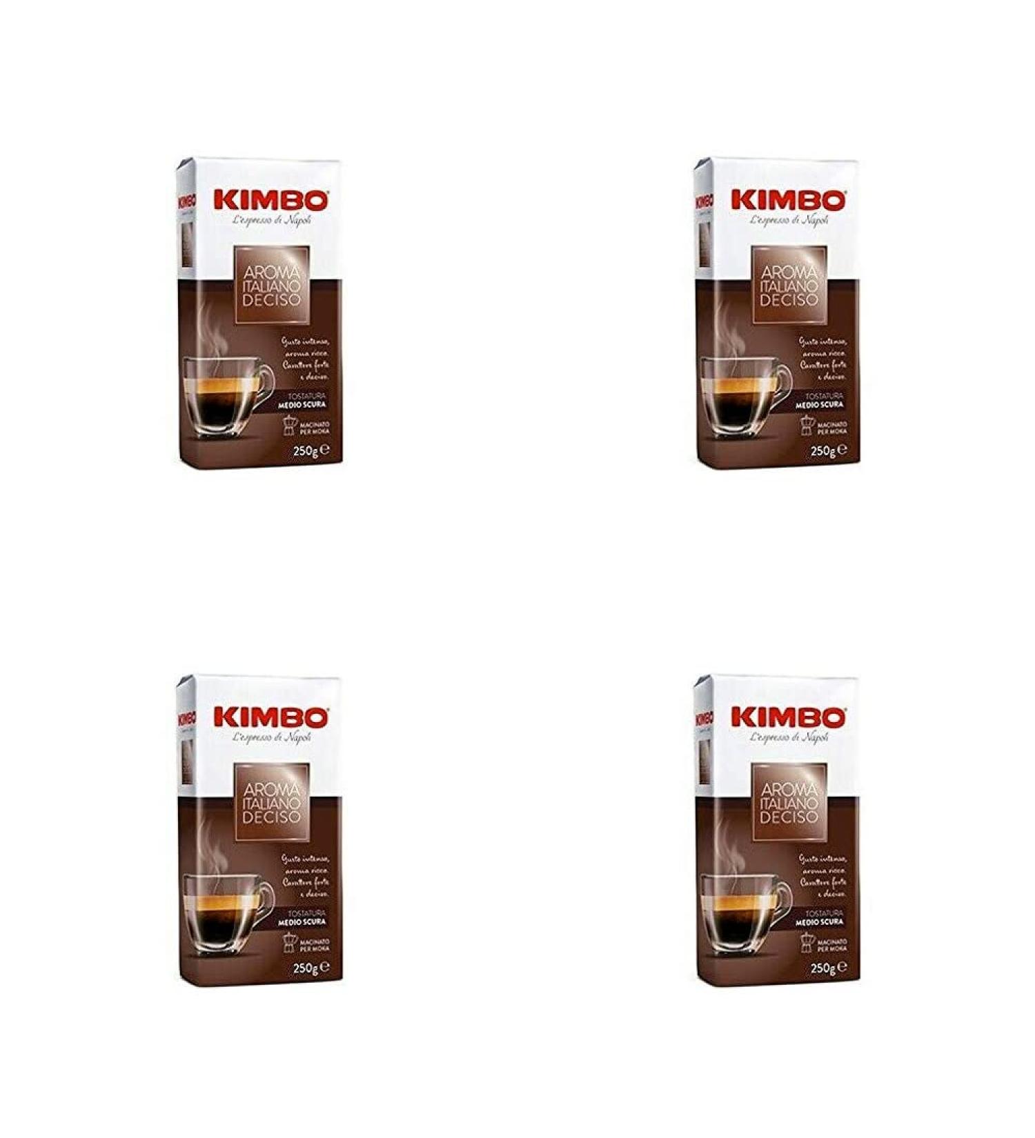 Kimbo KIMBO 4 x Italian Ground Coffee Decision 250 g