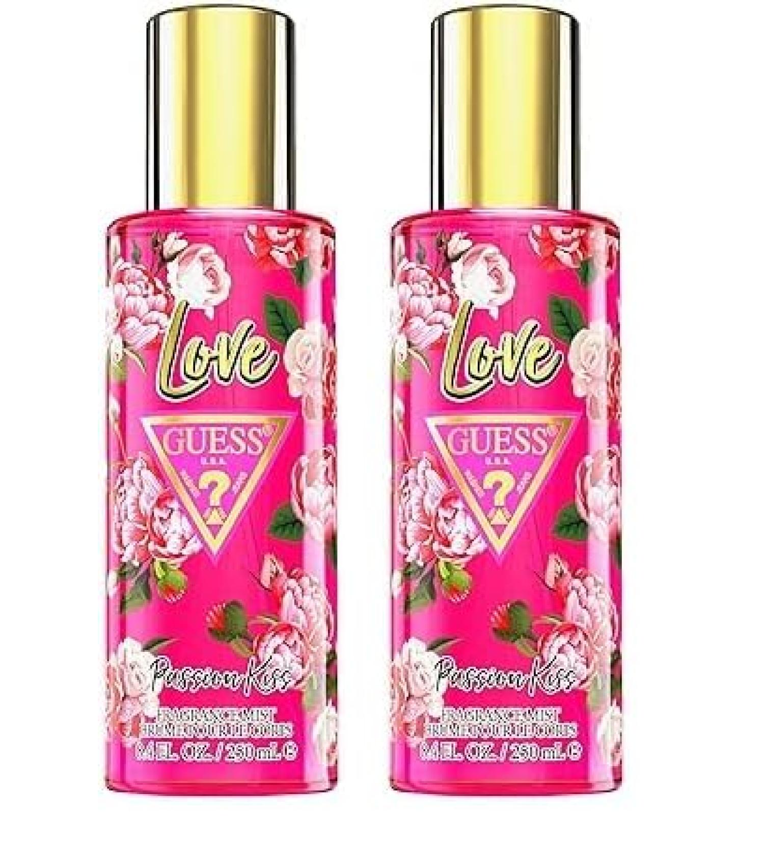 GUESS Love Passion Kiss Fragrance Mist 8.4 Fl Oz (Pack of 2) - Buy Online on GoSupps.com