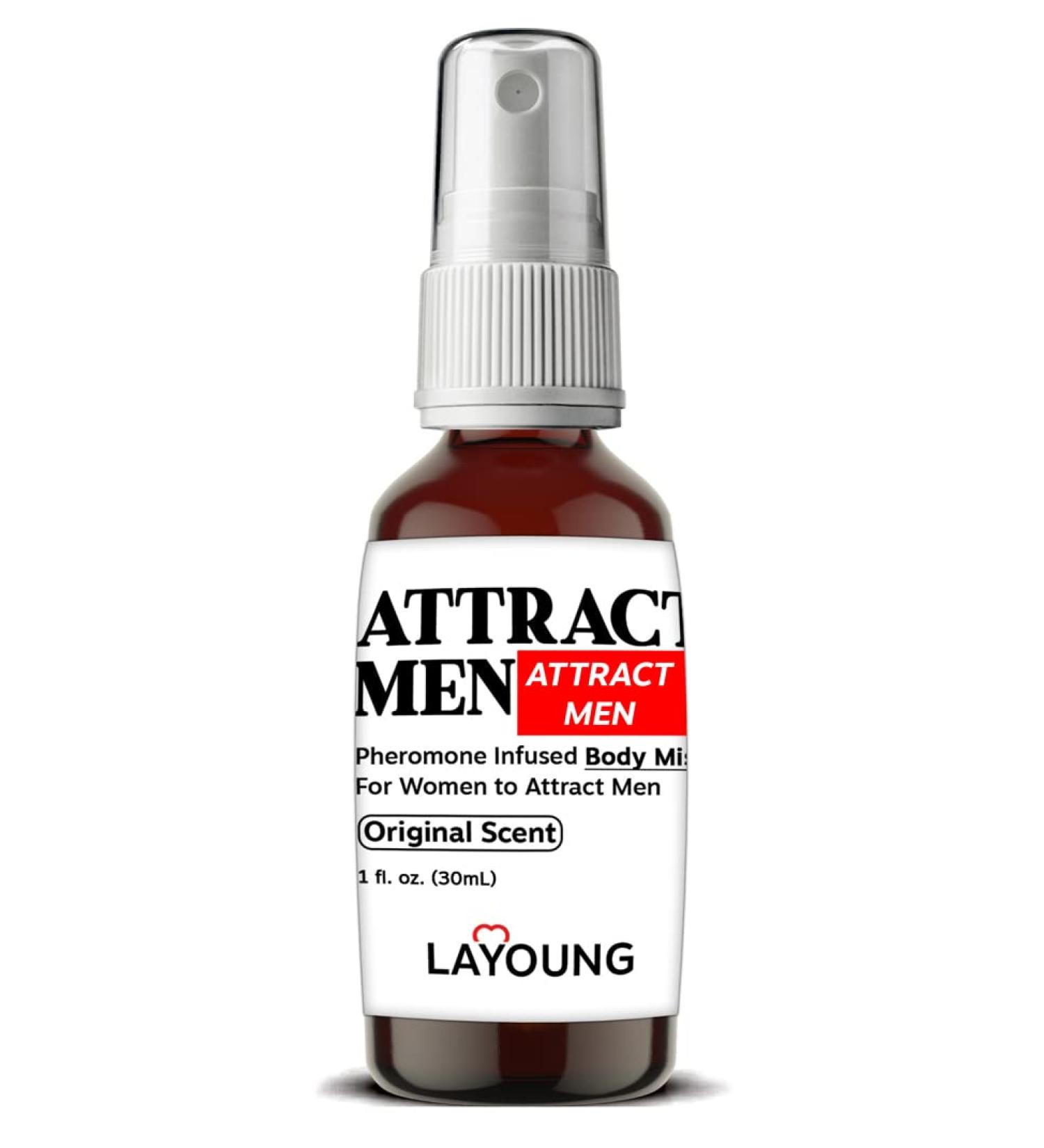 LAYOUNG Attract Men Pheromone Infused Body Spray For Women Formula
