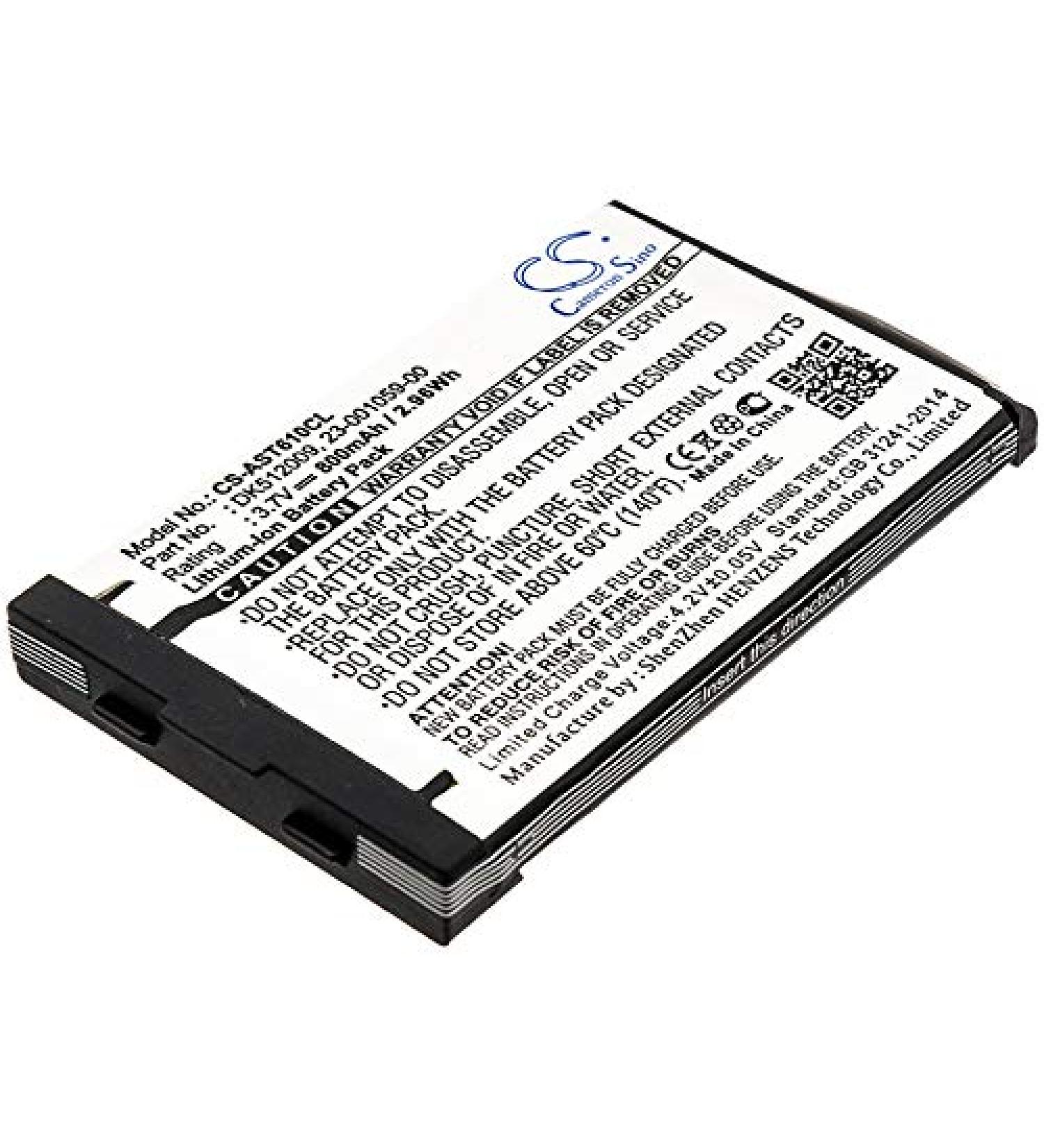 Li-ion Battery 800mAh Replacement for DK512009 23-001059-00 | Compatible with Mobiltelefone 630 632d 650c 600d 622d DTS11 620d 610d 612d - International Shipping Available - Buy Online on GoSupps.com