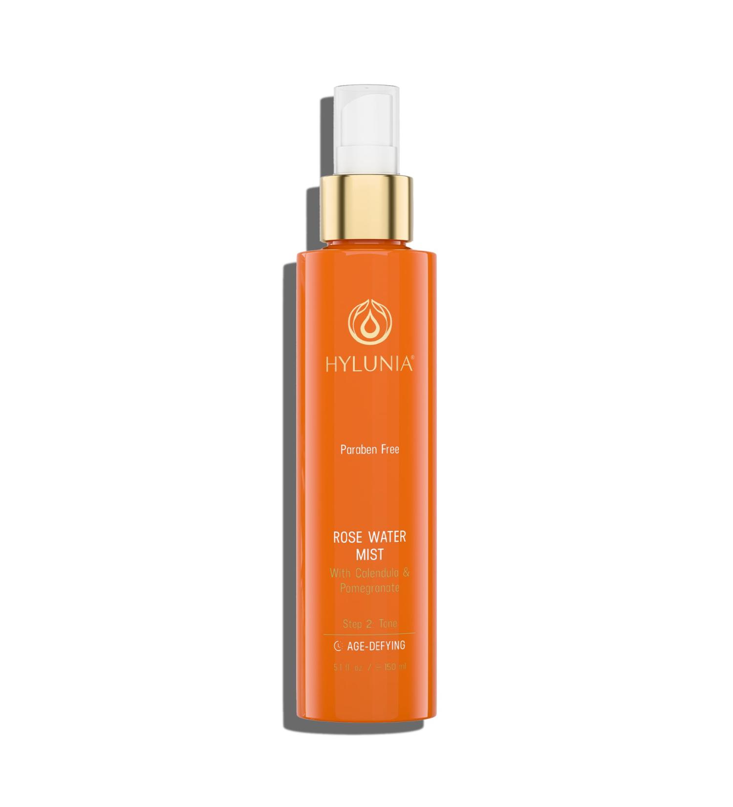 Hylunia Rose Water Mist 5.1 fl oz - Natural Vegan Skin Repair with Calendula & Pomegranate - Shop Internationally - Buy Online on GoSupps.com