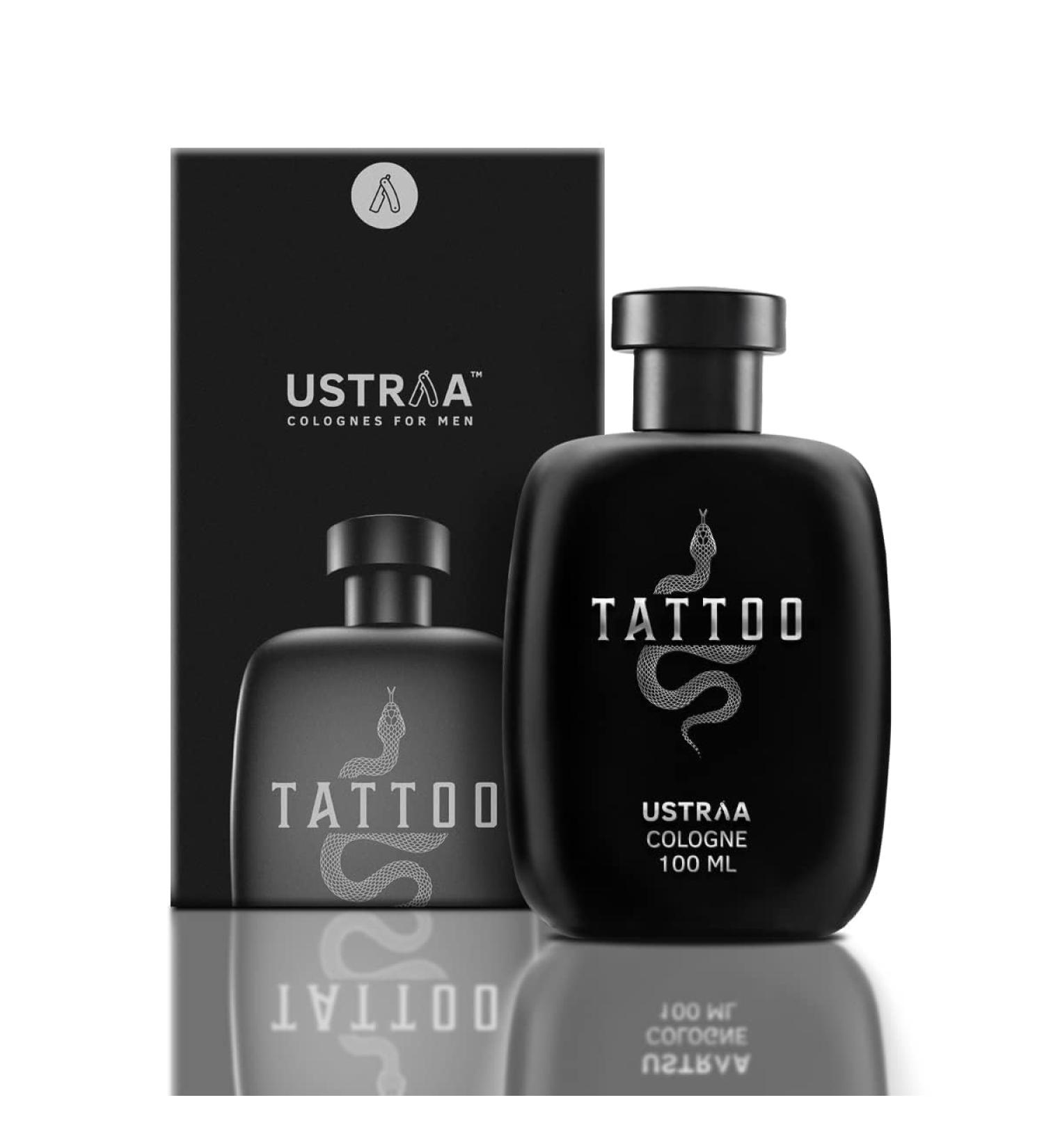 Tattoo Cologne Perfume for Men Audacity meets Fragrance Strong | edgy | long-lasting perfume - 100 ml - Buy Online on GoSupps.com