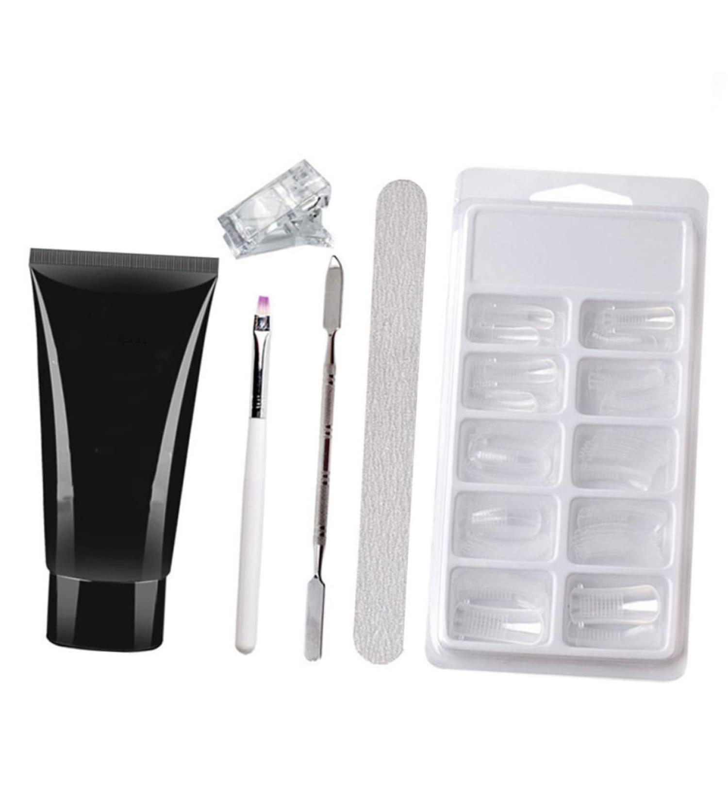 MAGICLULU 1set Set Nail Extension Glue Set Nail Art Extension Kit Nail Enhancement Trial Kit Nail Builder Gel Nail Art Brush Gel Extension Nail Kit Manicure Plastic Nail Brush - Buy Online on GoSupps.com