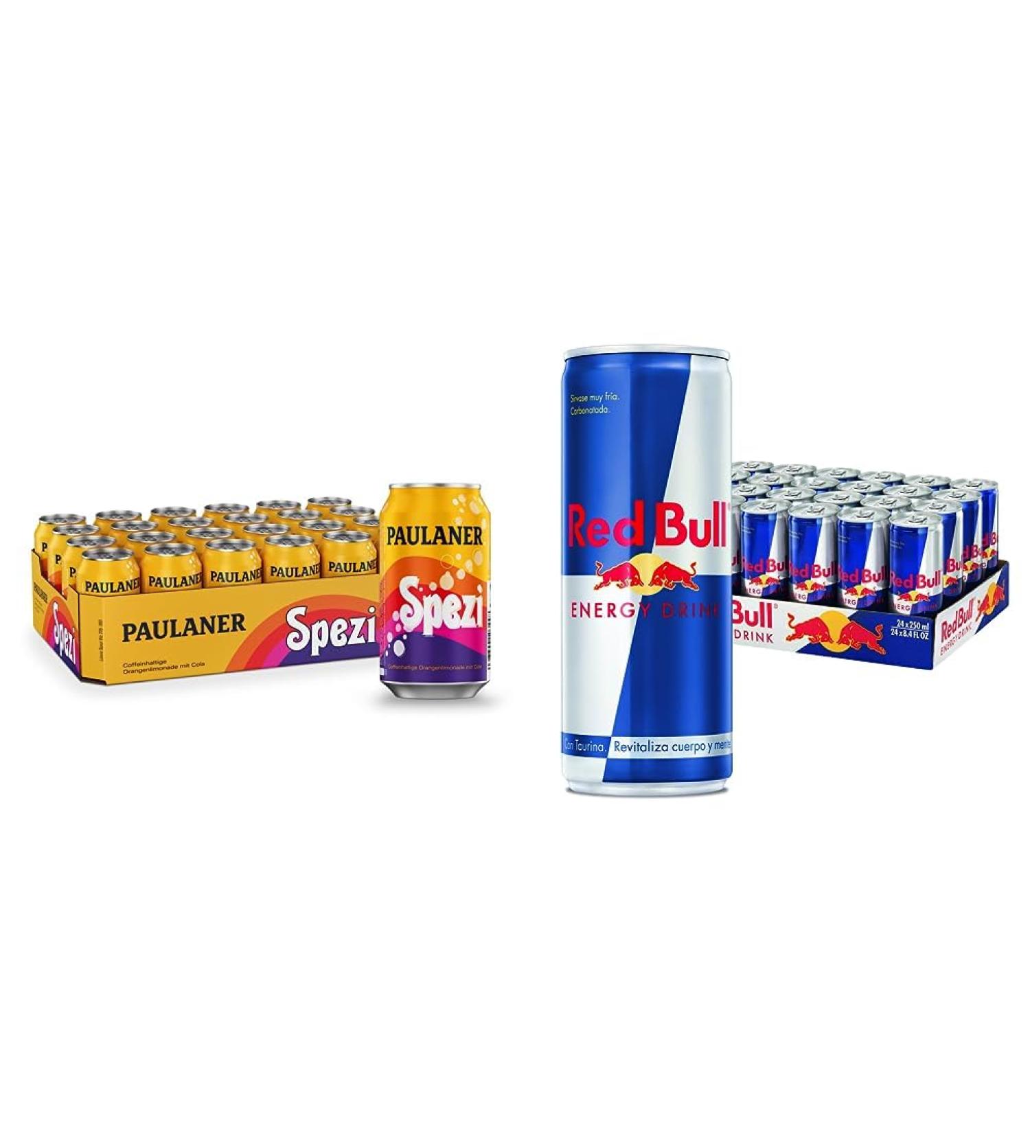 Paulaner Spez & Red Bull Energy Drink Bundle - 24 Pack (0.33L & 250ml) - International Shipping Available - Buy Online on GoSupps.com