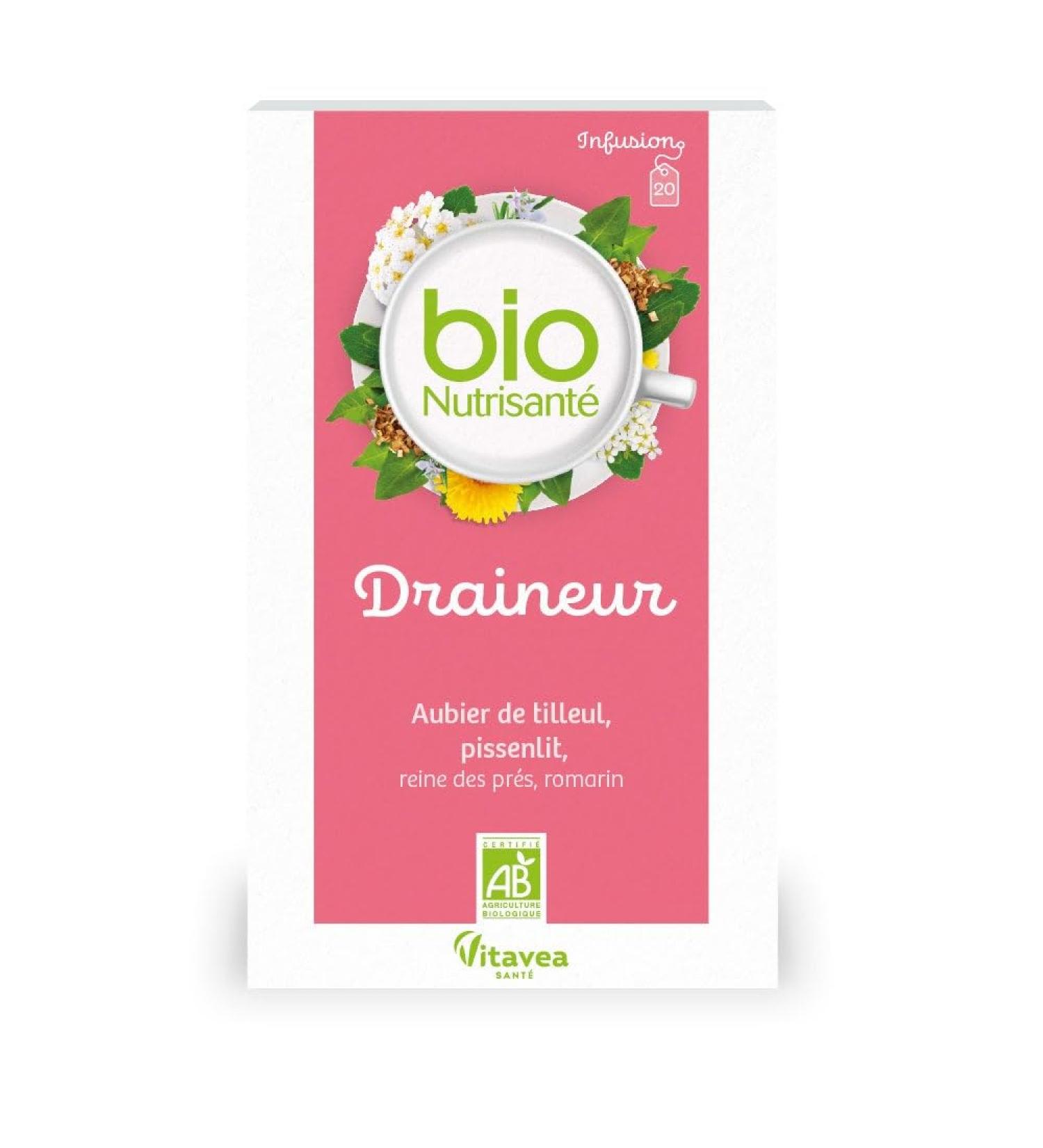 Vitavea Nutrisant Infusion Draineur Th Vert 20 Sachets Orange 20 Unit (Lot de 1) - Buy Online on GoSupps.com