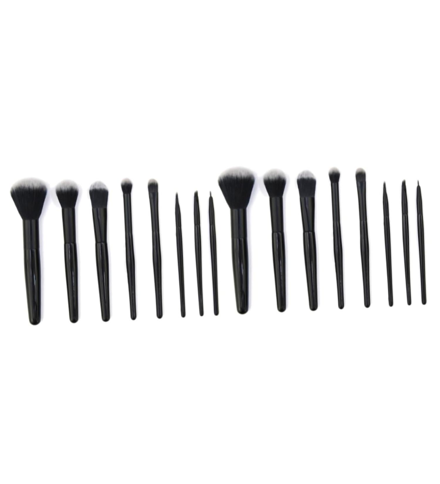 FRCOLOR 16 Pcs Professional Makeup Brush Set - Wooden Loose Powder Brushes for Women | Ideal for Flawless Application - Buy Online on GoSupps.com