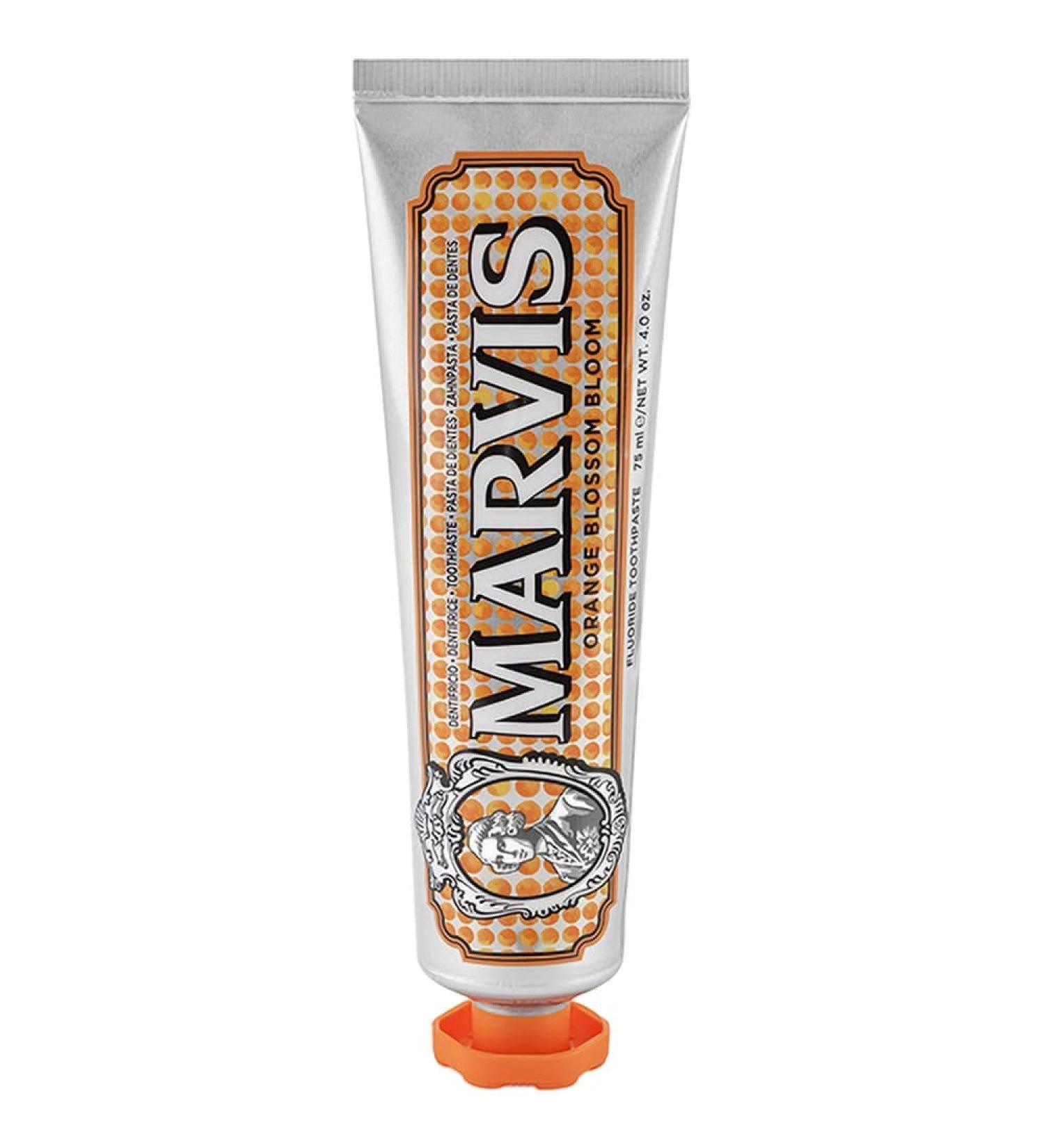 Marvis Orange Blossom Bloom Tooth Cream 75ml | Fruity Fresh Orange Blossom & Mint | Limited Edition - Buy Online on GoSupps.com