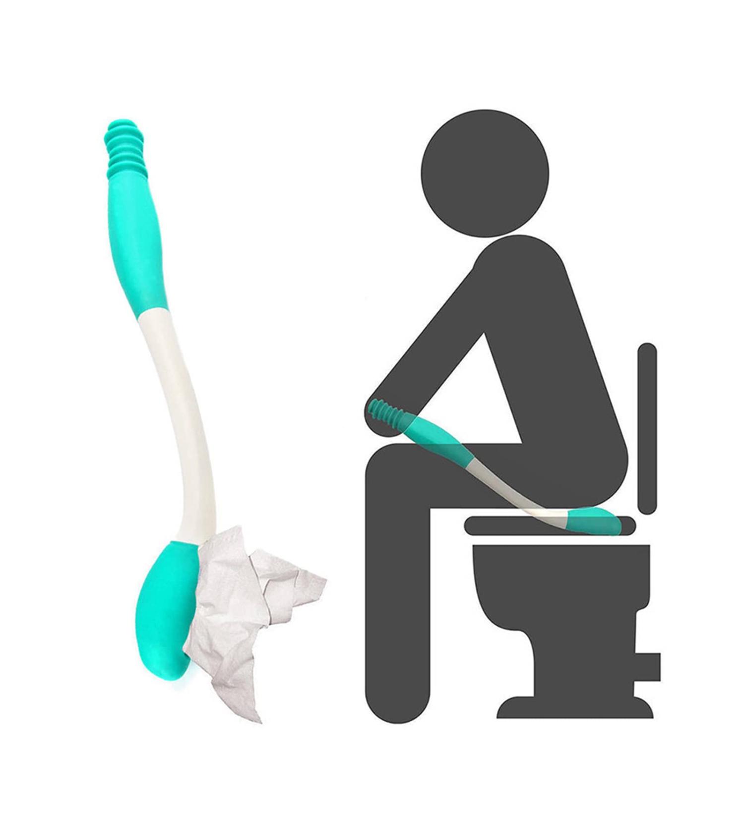 Toilet Aid Wiping Assistive Tool | Perfect for Seniors & Pregnant Women - International Shipping Available - Buy Online on GoSupps.com