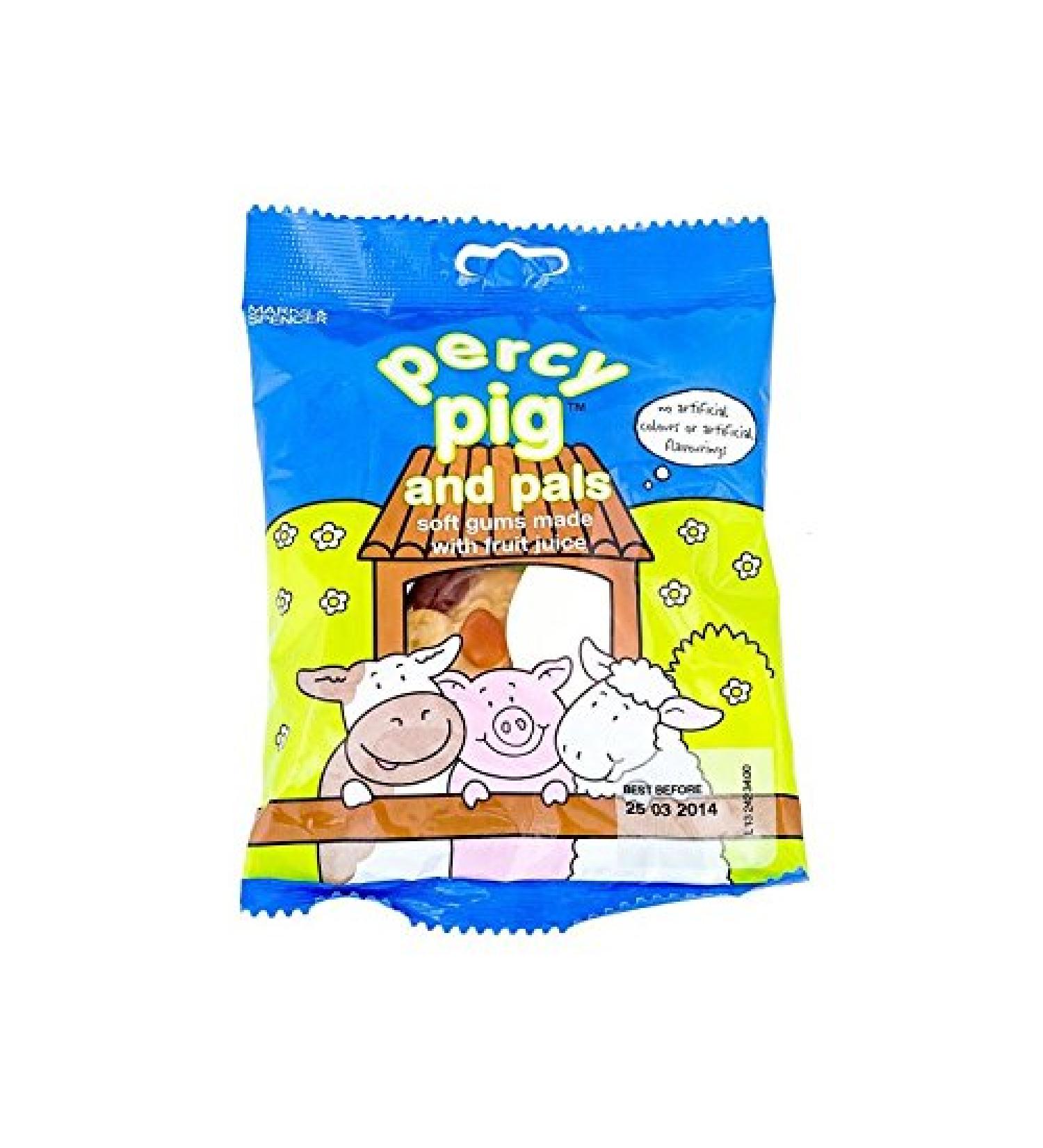 Marks & Spencer Marks & Spencer Percy Pork and Friends Soft Erasers with Fruit Juice 170 g (Pack of 4)