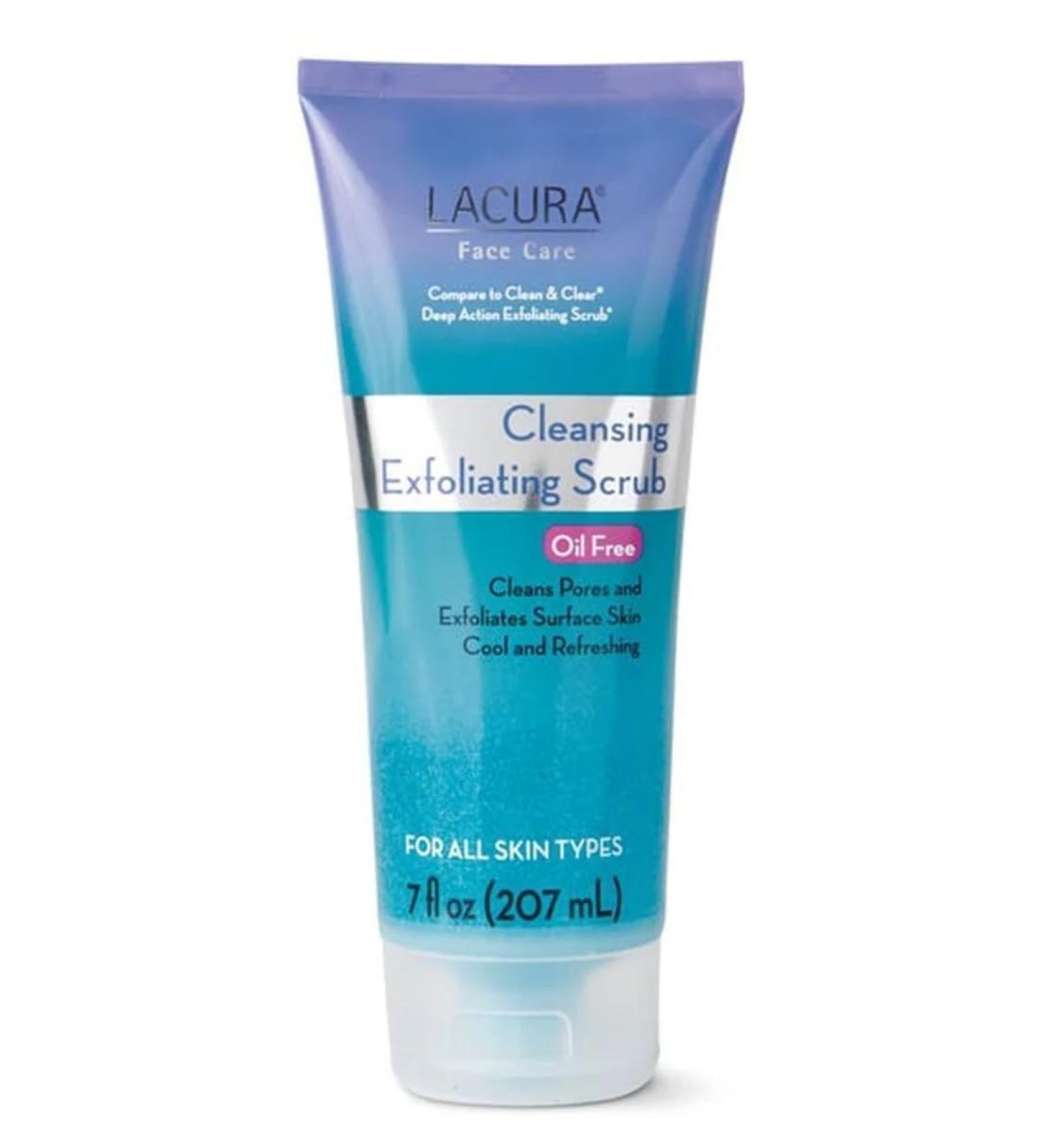 Lacura Face Care Cleansing Exfoliating Scrub 7fl oz 207ml (Made in Germany)