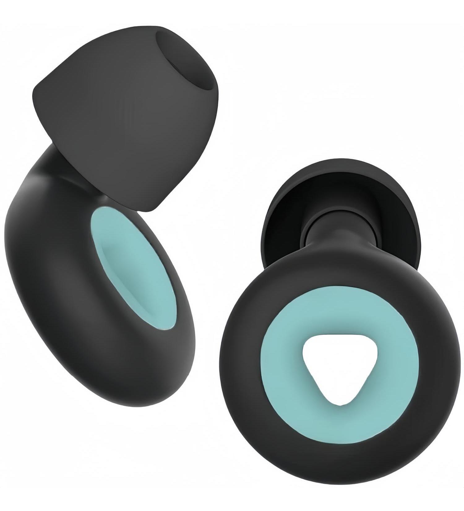 Silicone Earplugs for Noise Reduction Reusable Soft Ear Plugs for Sleep Work Study - 6 Ear Tips in S M L - 30dB Noise Cancelling - Buy Online on GoSupps.com