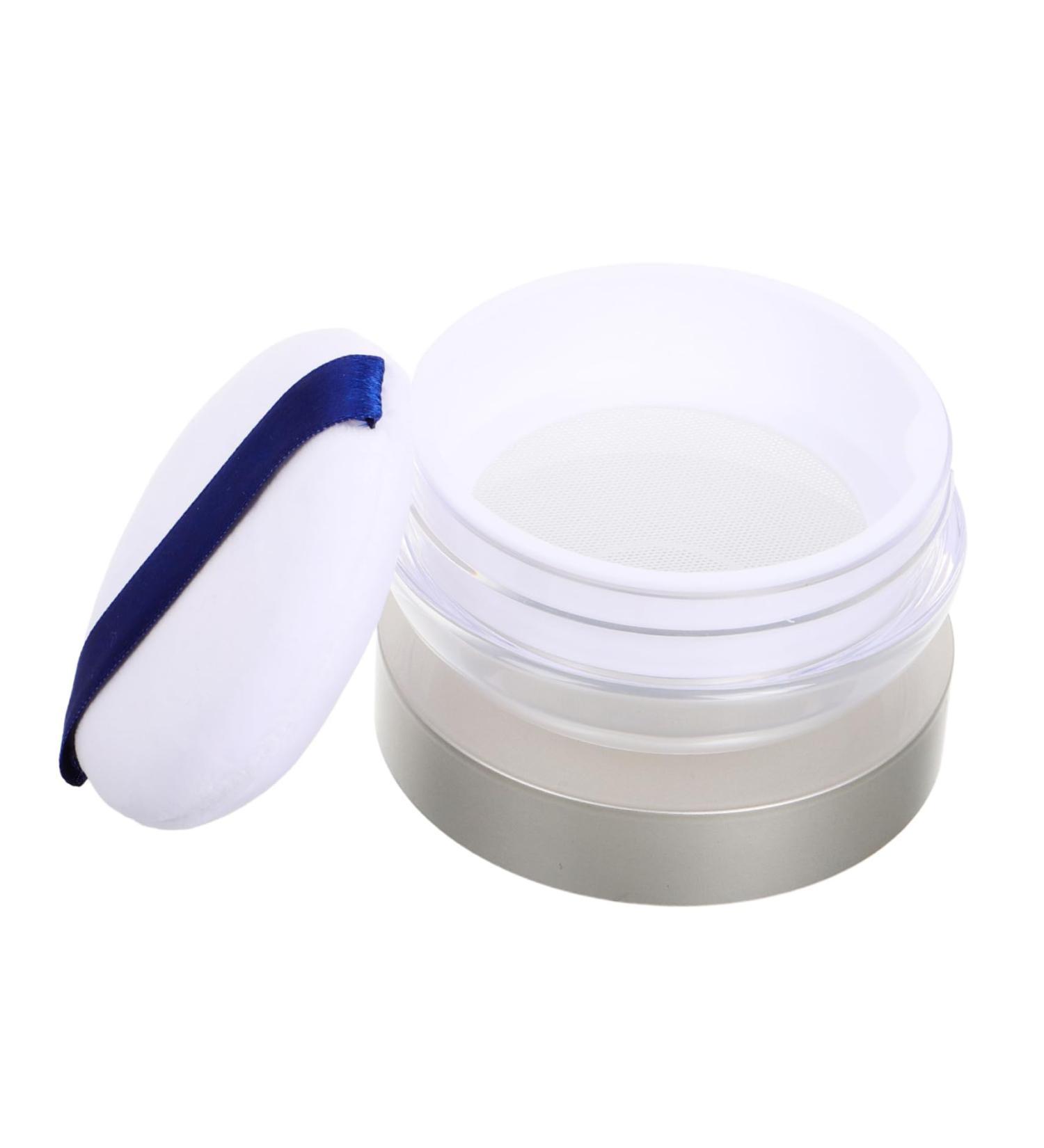  Mikinona Mikinona Loose Powder Compact Case Travel Size Empty Compact Loose Face Powder Container Makeup Powder Container with Puff and Sifter (30g) - Buy Online on GoSupps.com