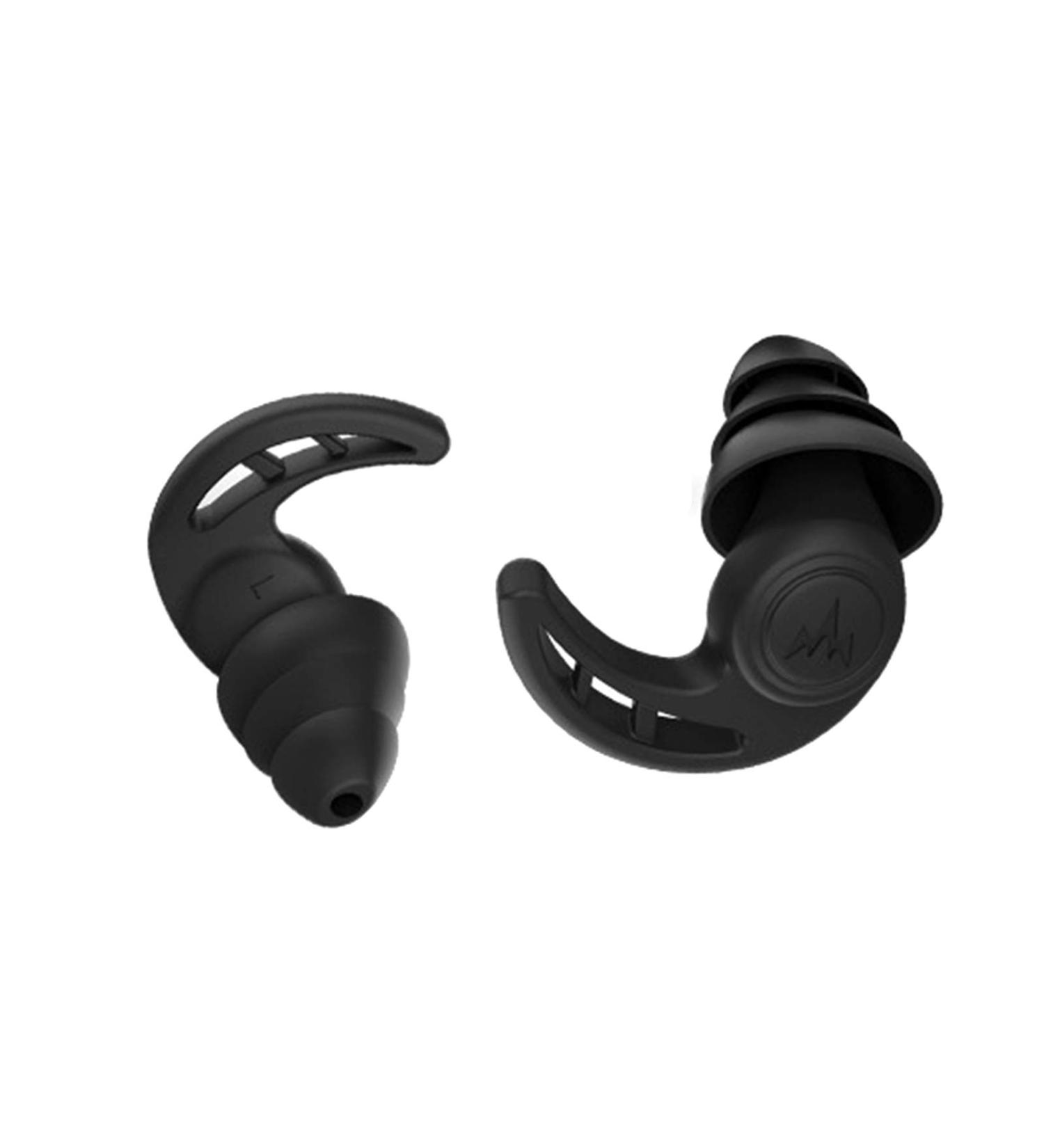 Rhino Horn Design Ear Plugs Waterproof Reusable Ear Protector for Adult Teen Student Showering Bathing Surfing 2PC 3 Layer Ear Protector Black - Buy Online on GoSupps.com