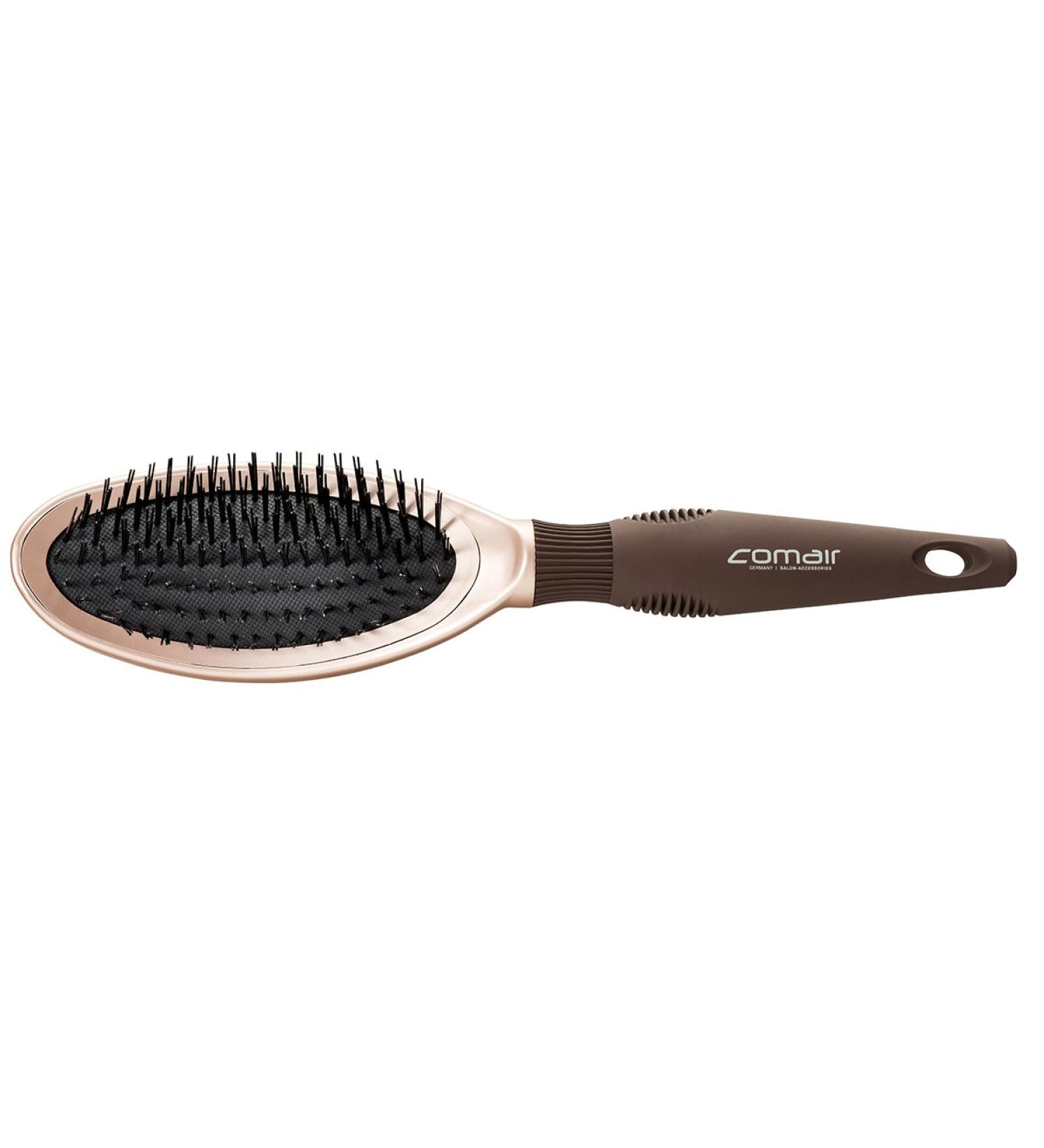 Comair 7001216 Pneumatic brush "Golden Touch" Curved Oval