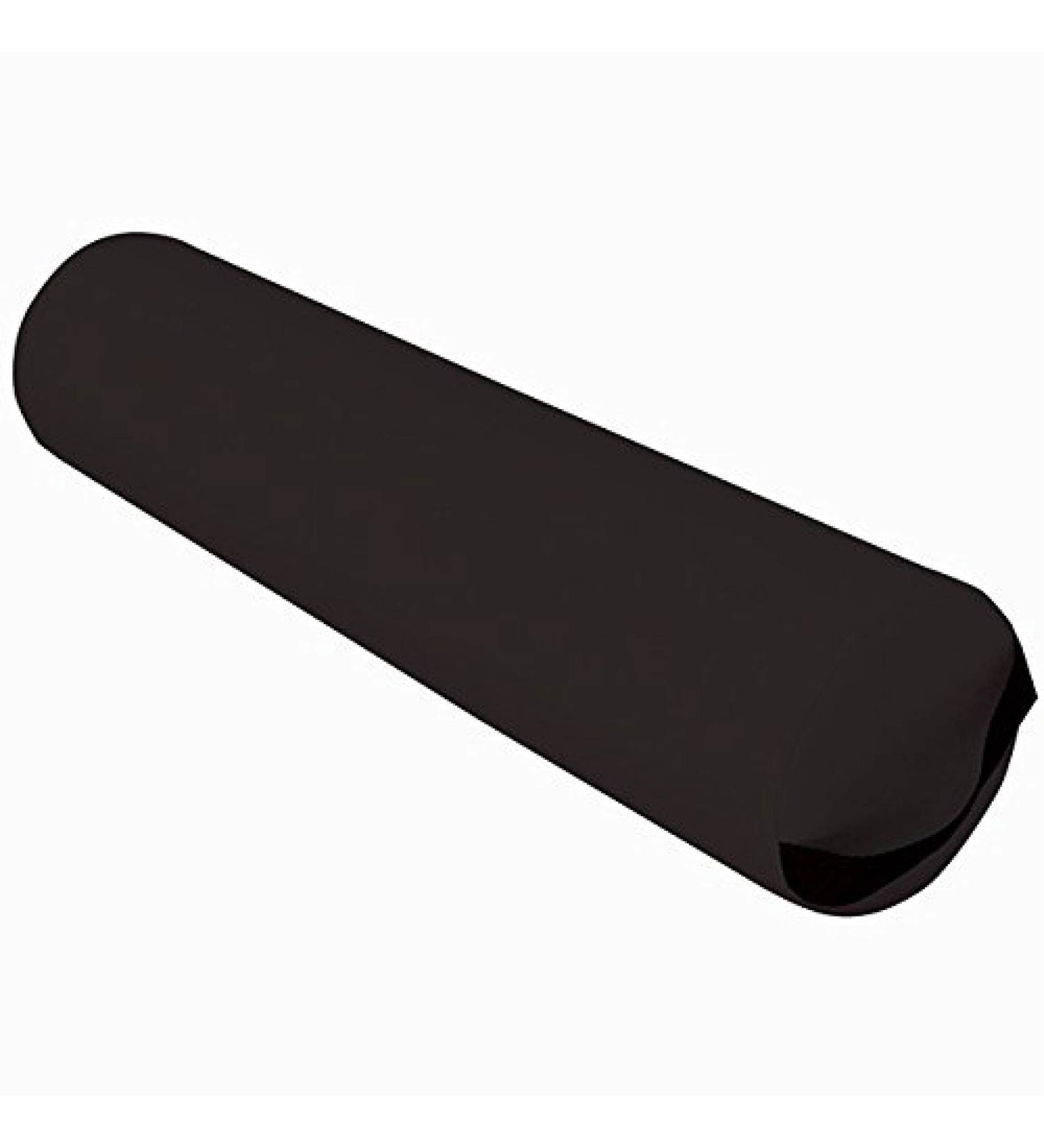 ForPro Full Round Bolster - Black, Oil & Stain-Resistant - 6 x 26 - Ideal for Massage and Yoga - Buy Online on GoSupps.com