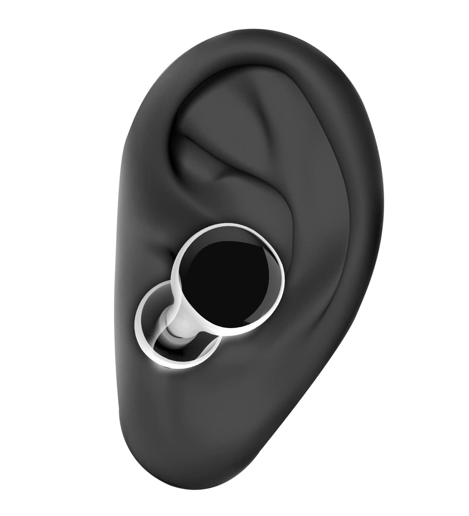 Silicone Ear Plugs for Sleep with Compact Case - Noise Cancelling & Reusable - Perfect for Snoring, Work, Concerts - White - Buy Online on GoSupps.com