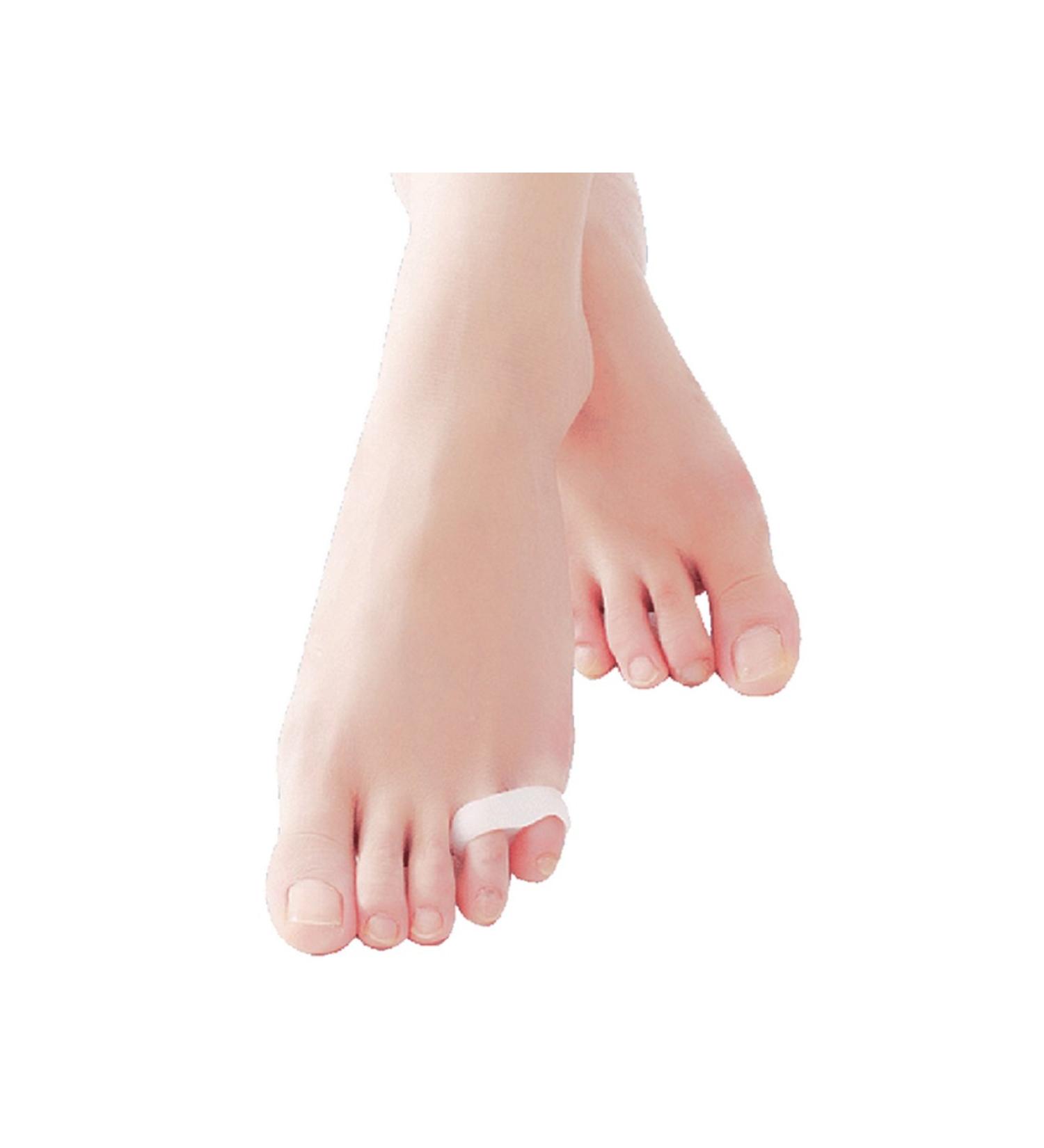 Buy Elitzia ETFT018 Hallux Valgus Double Ring Silicone Toe Separator (Size S) - Daily Use Foot Care Solution for Comfort - Buy Online on GoSupps.com