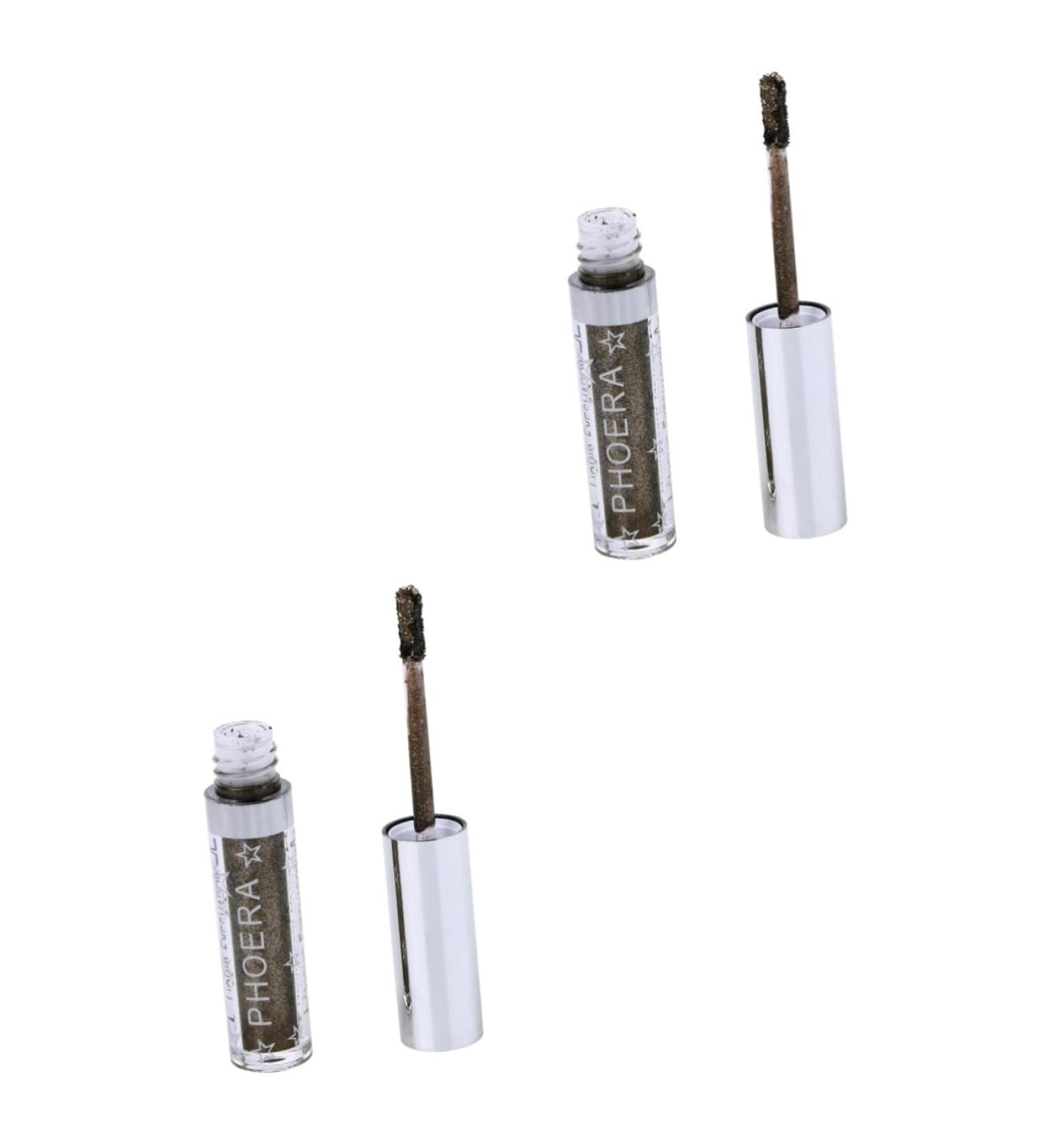 Healvian 2pcs Liquid Eye Shadow Sparkling Eyeliner Glitter Eyeliner Makeup Glow - Buy Online on GoSupps.com