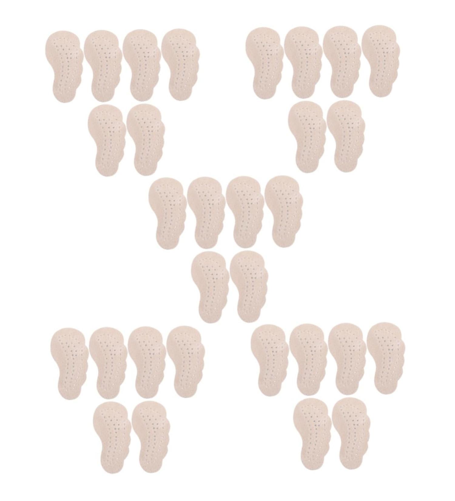 NOLITOY 15 Pairs Anti-Slip High Heel Inserts | Comfortable Forefoot Pads for Women | Odor-Absorbing Pigskin Foot Pads for All-Day Comfort - Buy Online on GoSupps.com