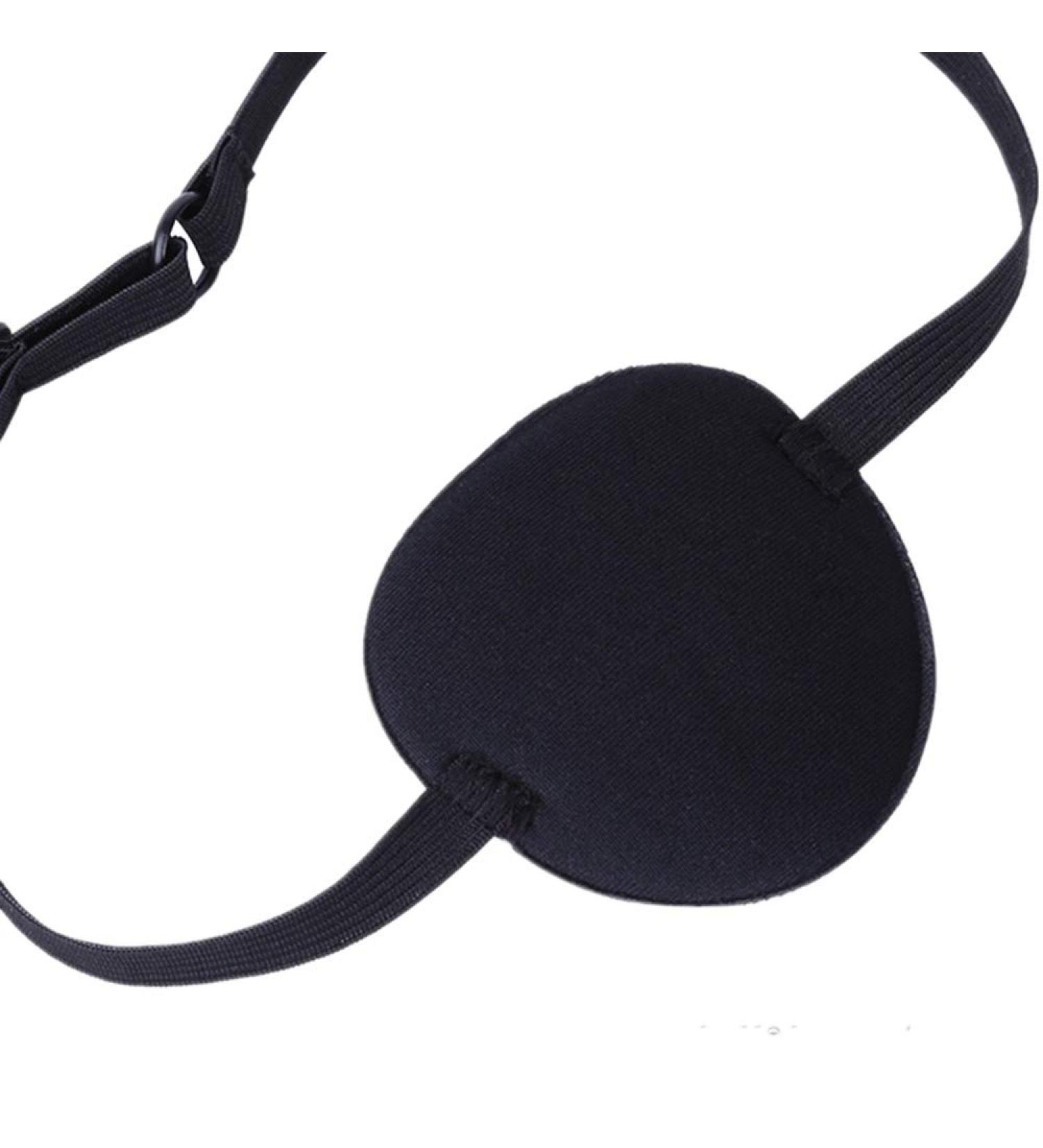 YOOJOO Adjustable Concave 3D Foam Eye Patch for Lazy Eye Amblyopia & Strabismus - Black - Buy Online on GoSupps.com