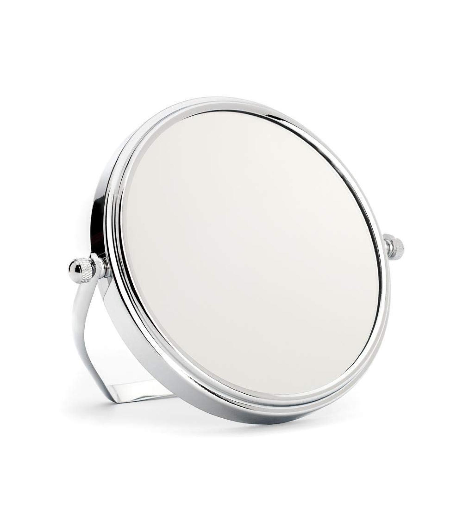 Chrome Shaving Mirror with 1x & 5x Magnification - Perfect for Grooming - Buy Online on GoSupps.com