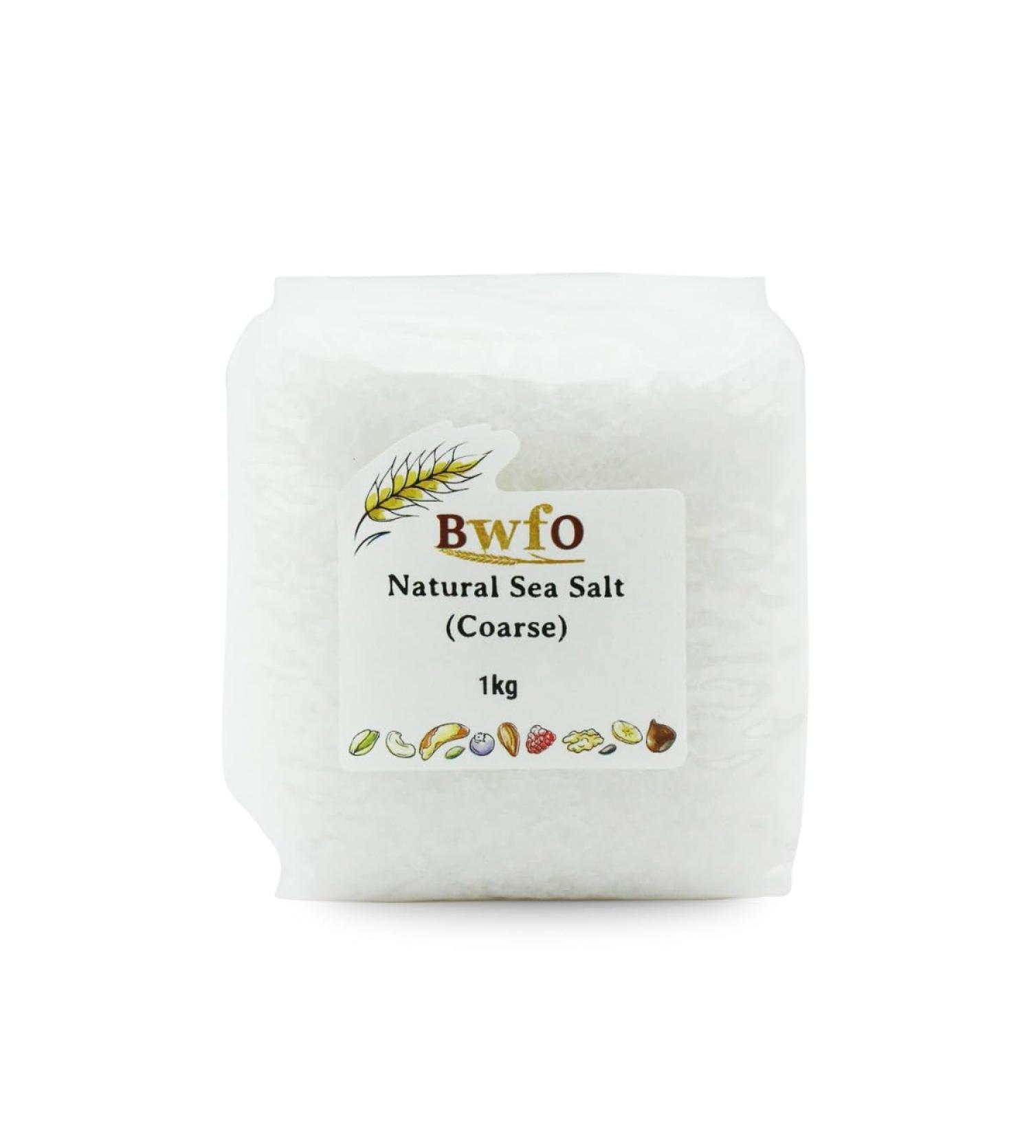 Natural Sea Salt (Coarse) 1kg (BWFO)