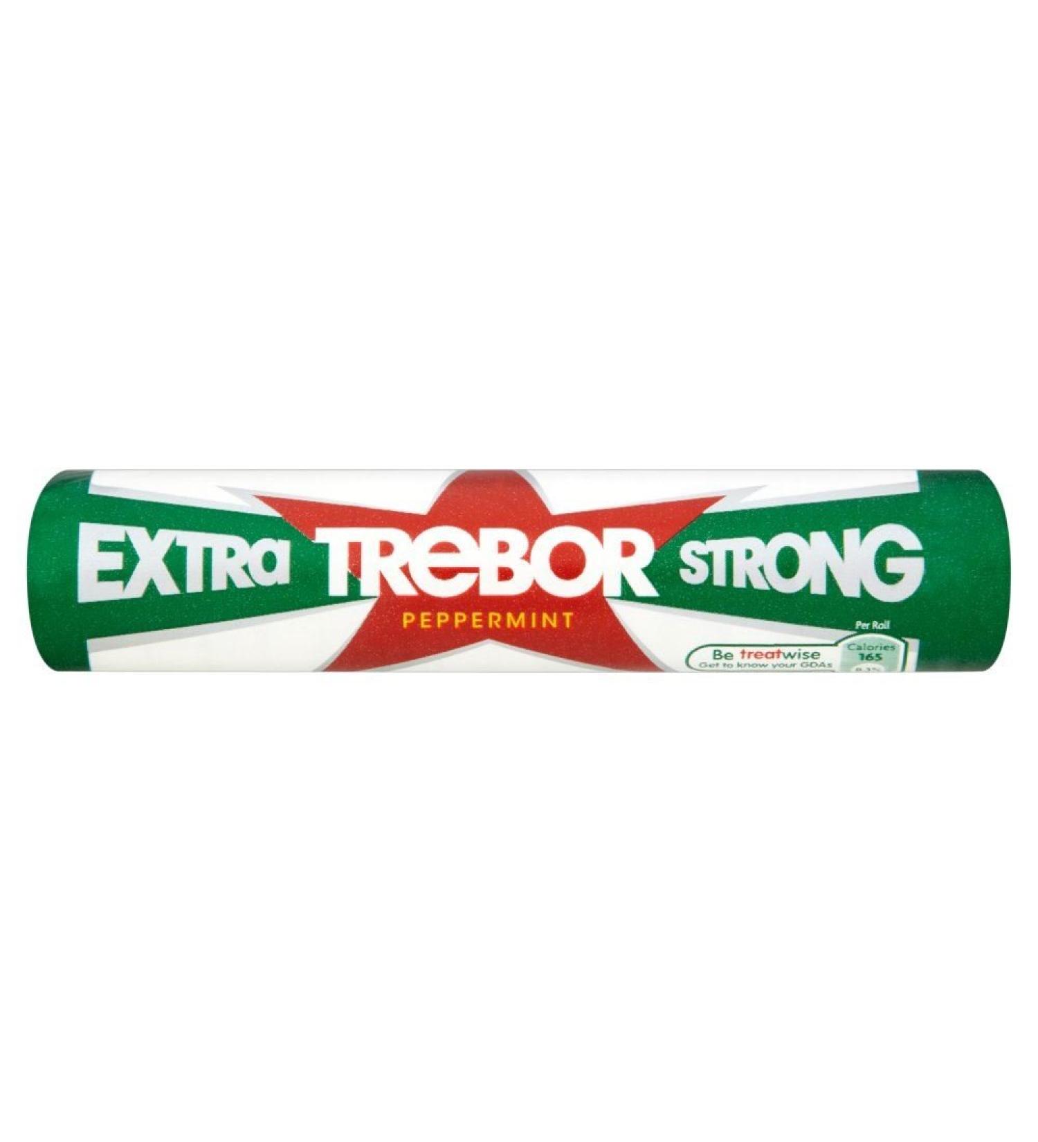 Trebor Extra Strong Mints pack of 6 Rolls