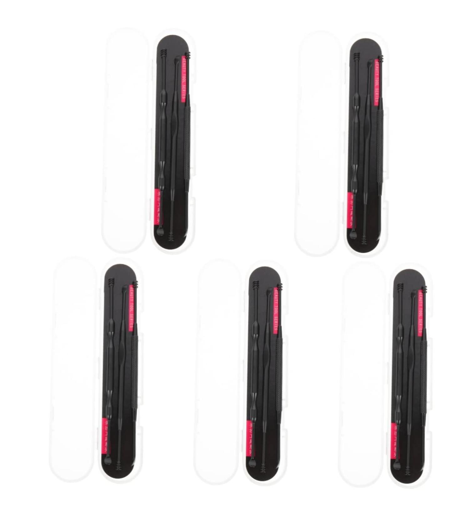 DOITOOL Ear Cleaner 5-Piece Set - Earwax Removal Kit with Metal Heads for Travel and Home Use - Buy Online on GoSupps.com