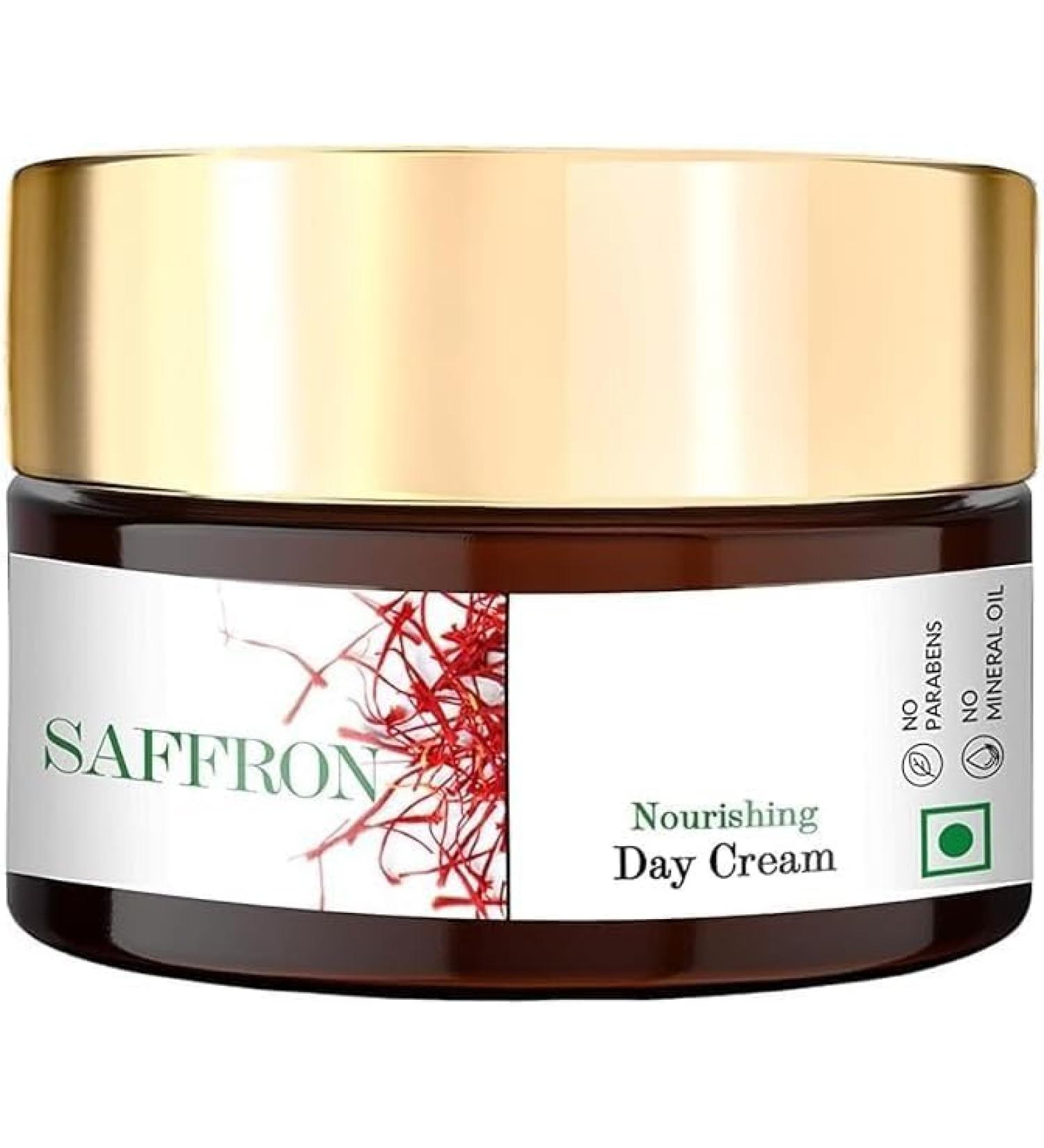 DK Saffron Nourishing Day Cream - 100 g - Hydrating and Nourishing Formula to Heal Dull Damaged Skin