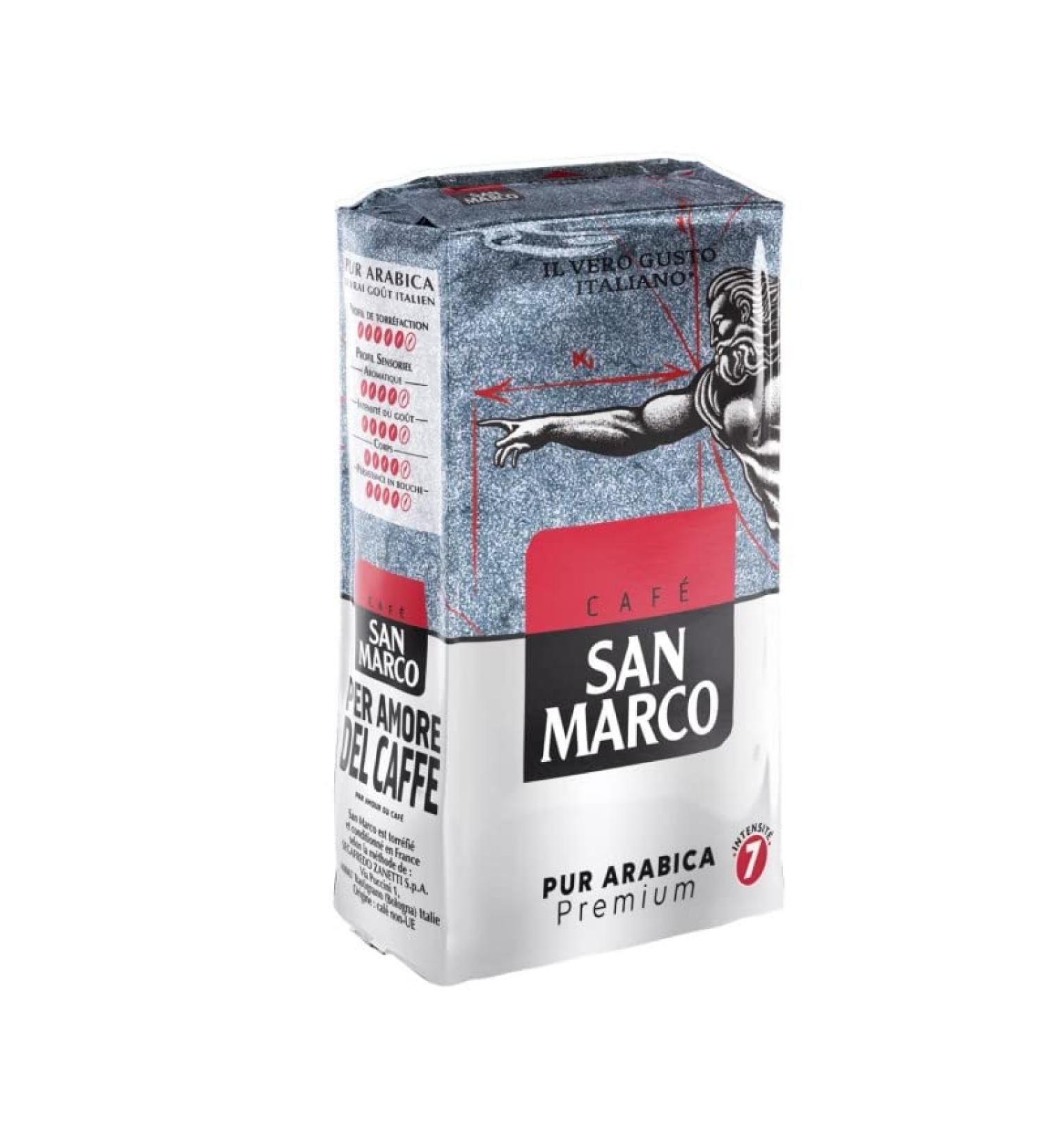 SAN MARCO - Pure Arabica Ground Coffee 250G - Pack of 3 - Buy Online on GoSupps.com