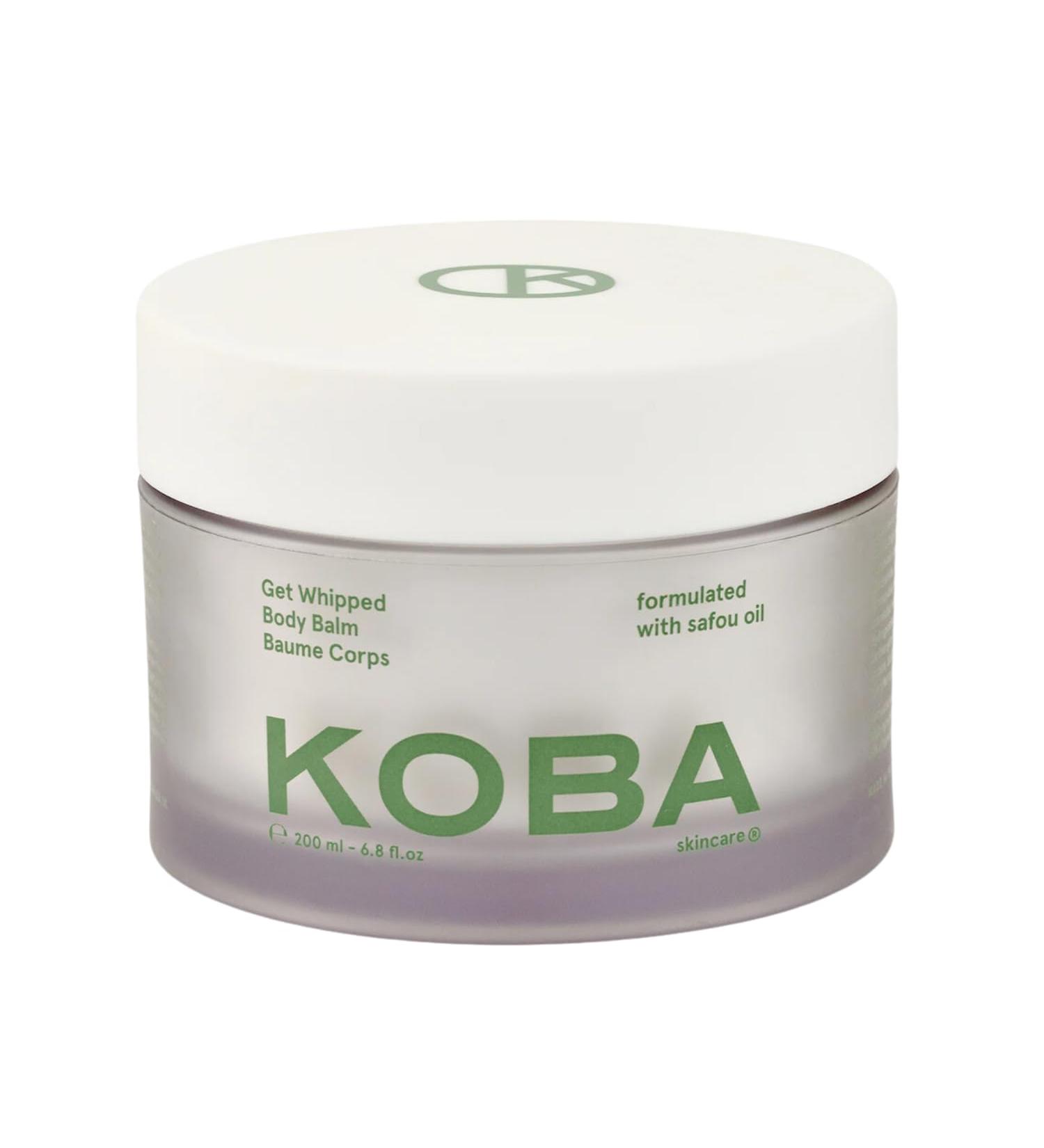 KOBA Get Whipped Body Balm - For Women & Men - Hydrating Firming Balm - Dry to Very Dry Skin - Woody Floral Fresh Fragrance - Natural - Vegan - Safou Oil - Olive & Shea Butter - L-Carnitine (200 ml) 6.8 Ounce (Pack of 1)  - Buy Online on GoSupps.com
