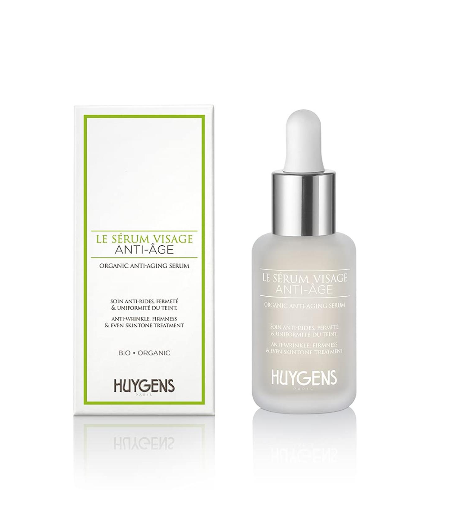Anti-Aging Face Serum HUYGENS - Anti-wrinkle Ferming & Antiblemishing Skincare - Youth Booster with Hyaluronic Acid - Organic & Natural - Vegan - Made In France - 30 ml - Buy Online on GoSupps.com