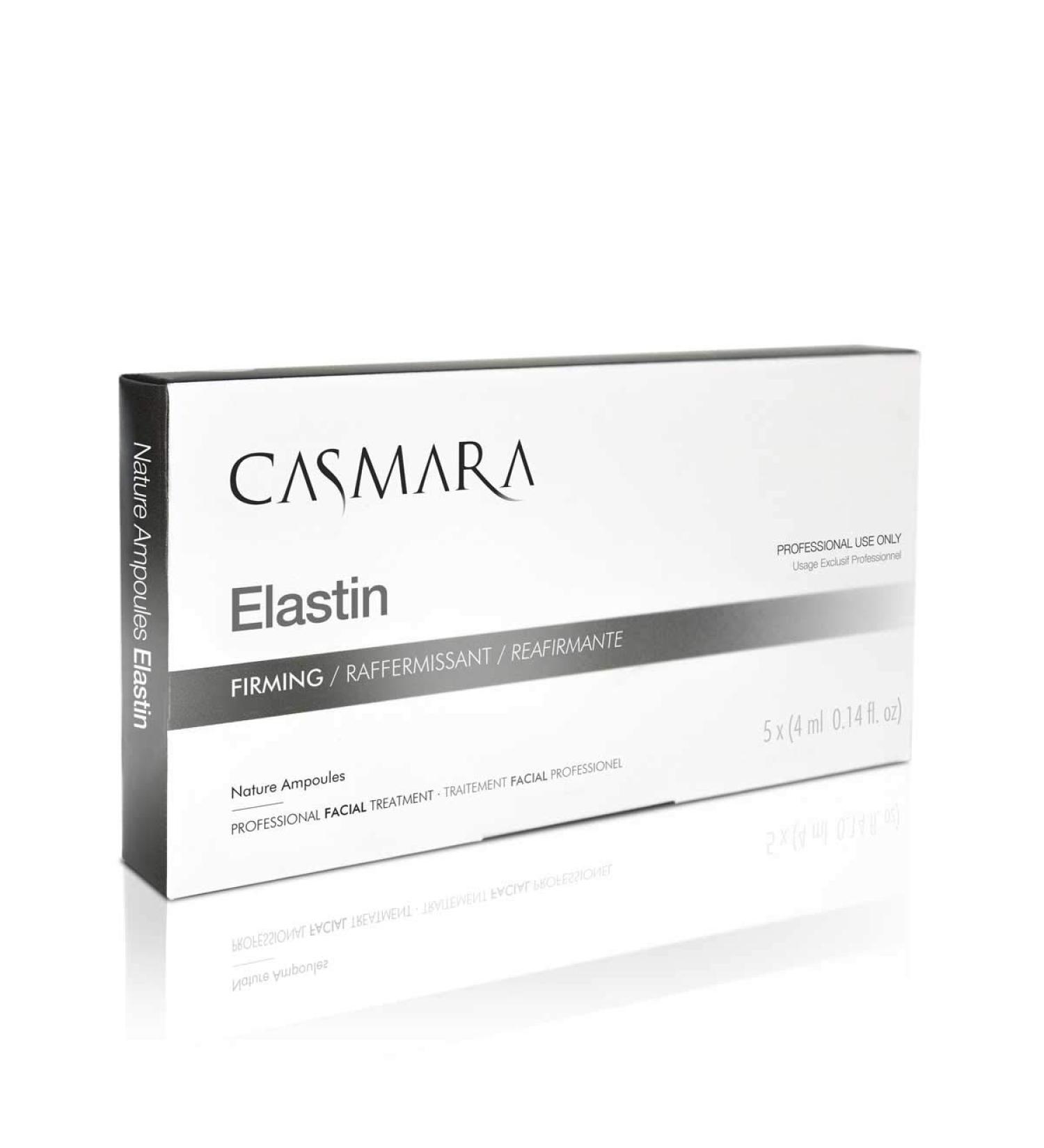 Casmara Nature Ampoules - Anti-Aging Face Serum with Vitamin A C E & Elastin | Set of 5 for Wrinkle Reduction & Skin Firming - Buy Online on GoSupps.com