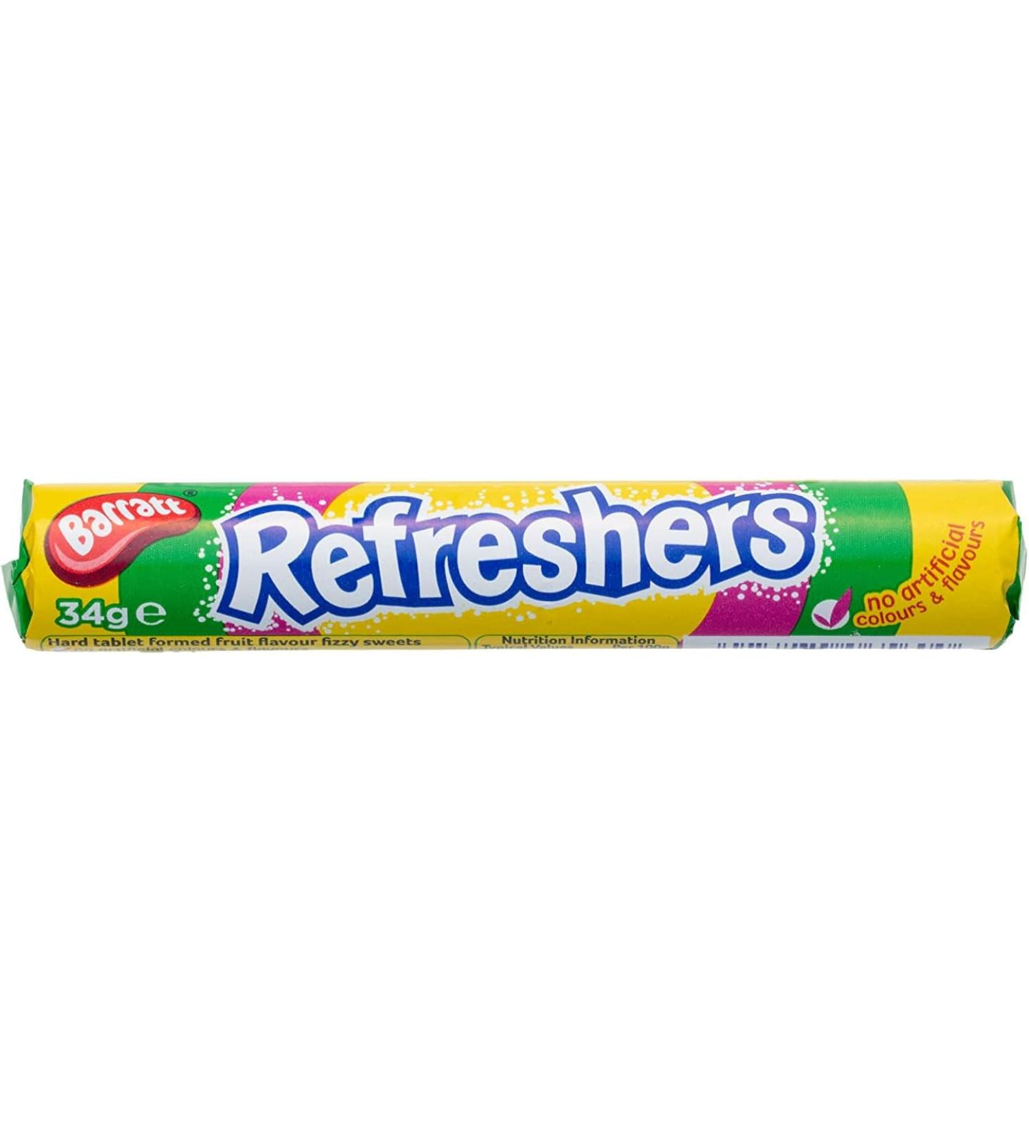 Barratt Refreshers Sweet Rolls Bulk Pack x 48 Delicious Tasty And Twisty Treat Gift Hamper - Buy Online on GoSupps.com