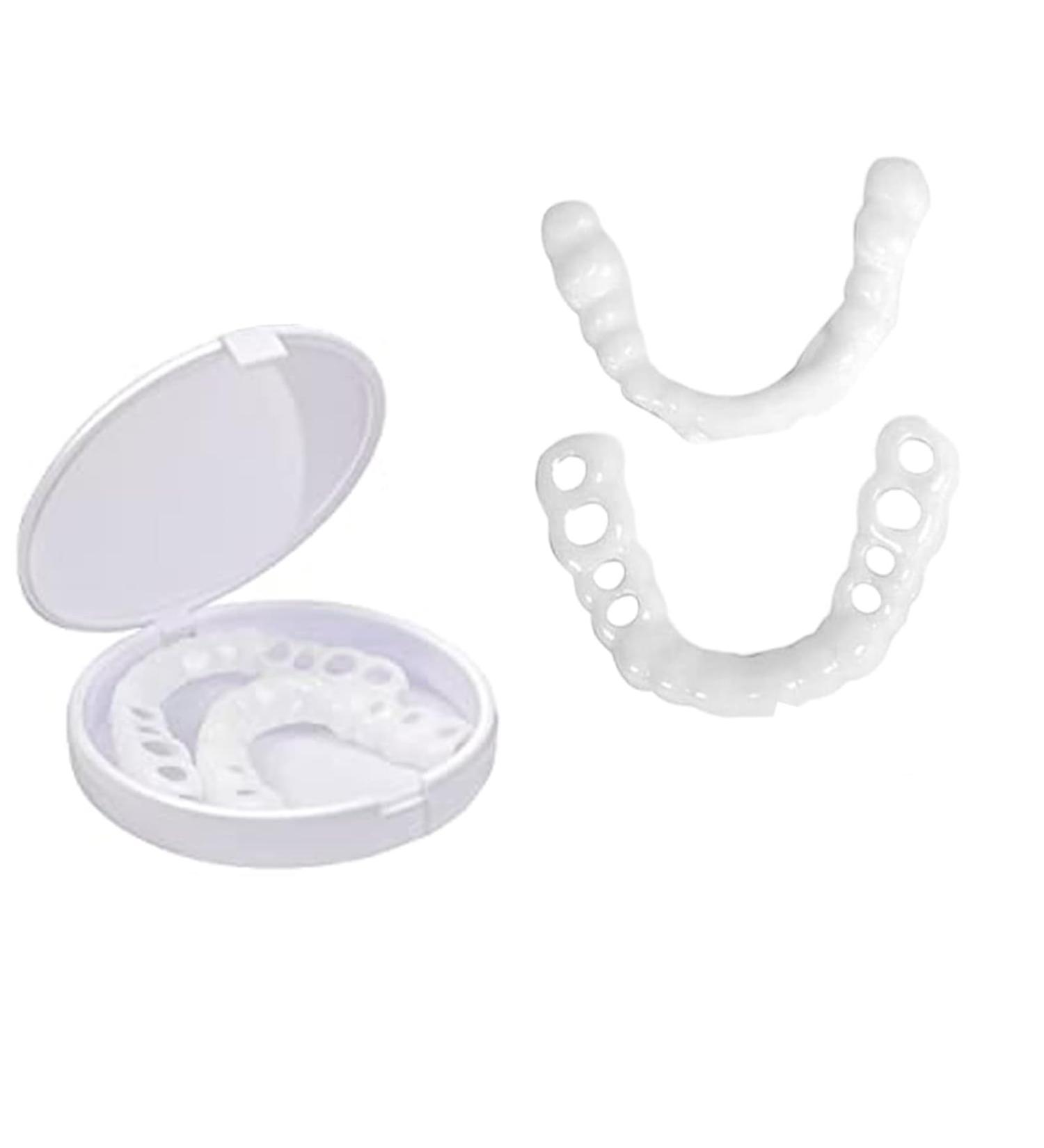 Jiazhouhb 2 Pairs Temporary Fake Teeth - Dental Veneers Artificial Dentures White Cosmetic Prostheses for International Shipping - Buy Online on GoSupps.com