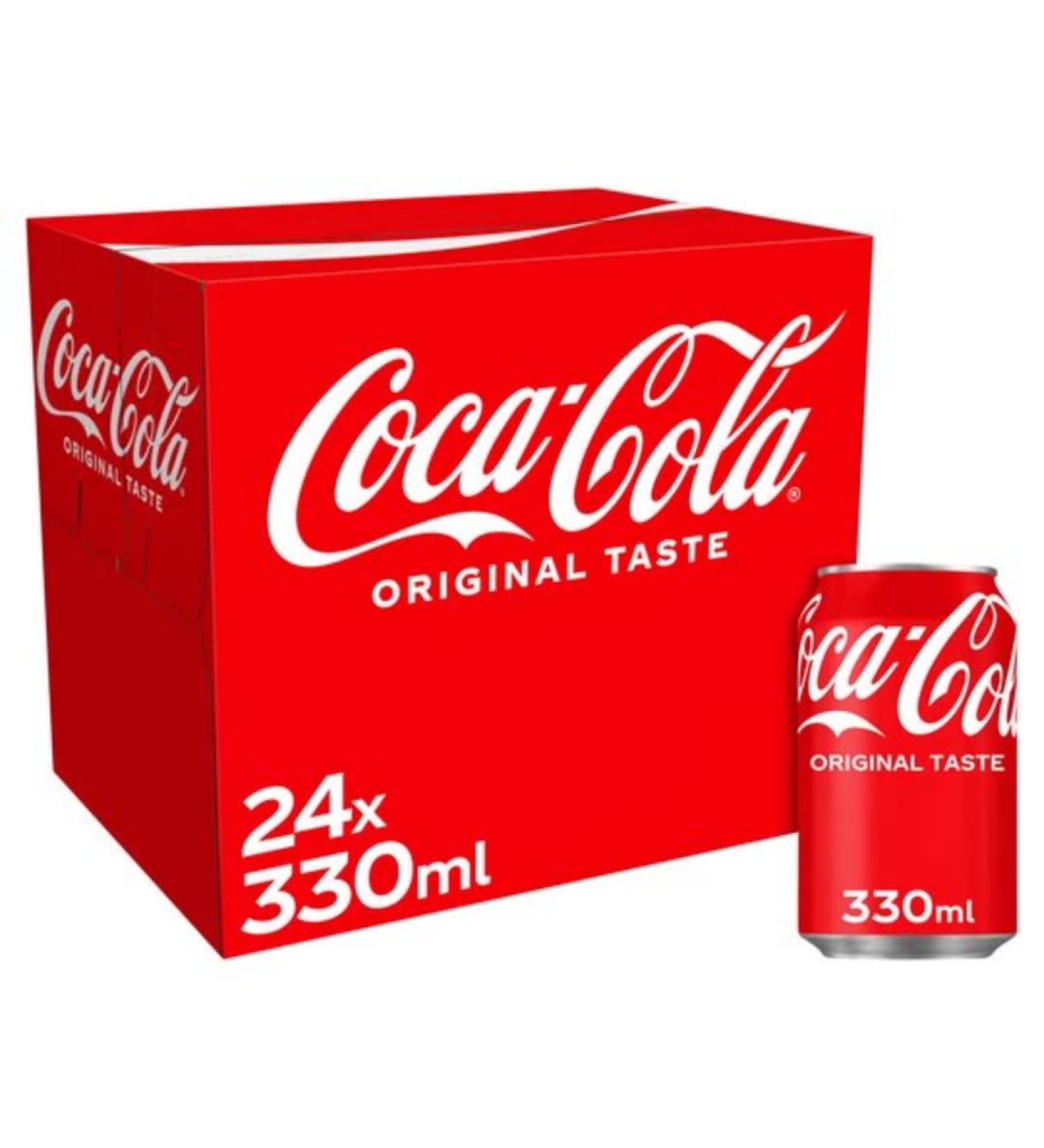 2 x Coke Can 24 x 330ml