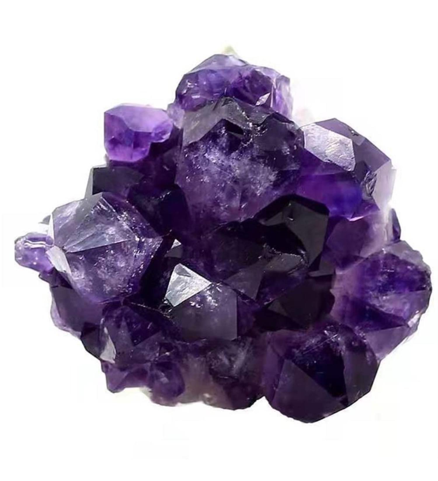 1pc Natural Amethyst Cluster Quartz Minerals Stones and Crystalsfor Home Decoration Suitable for Furniture Decoration HOMEZHOU 40-60mm - Buy Online on GoSupps.com
