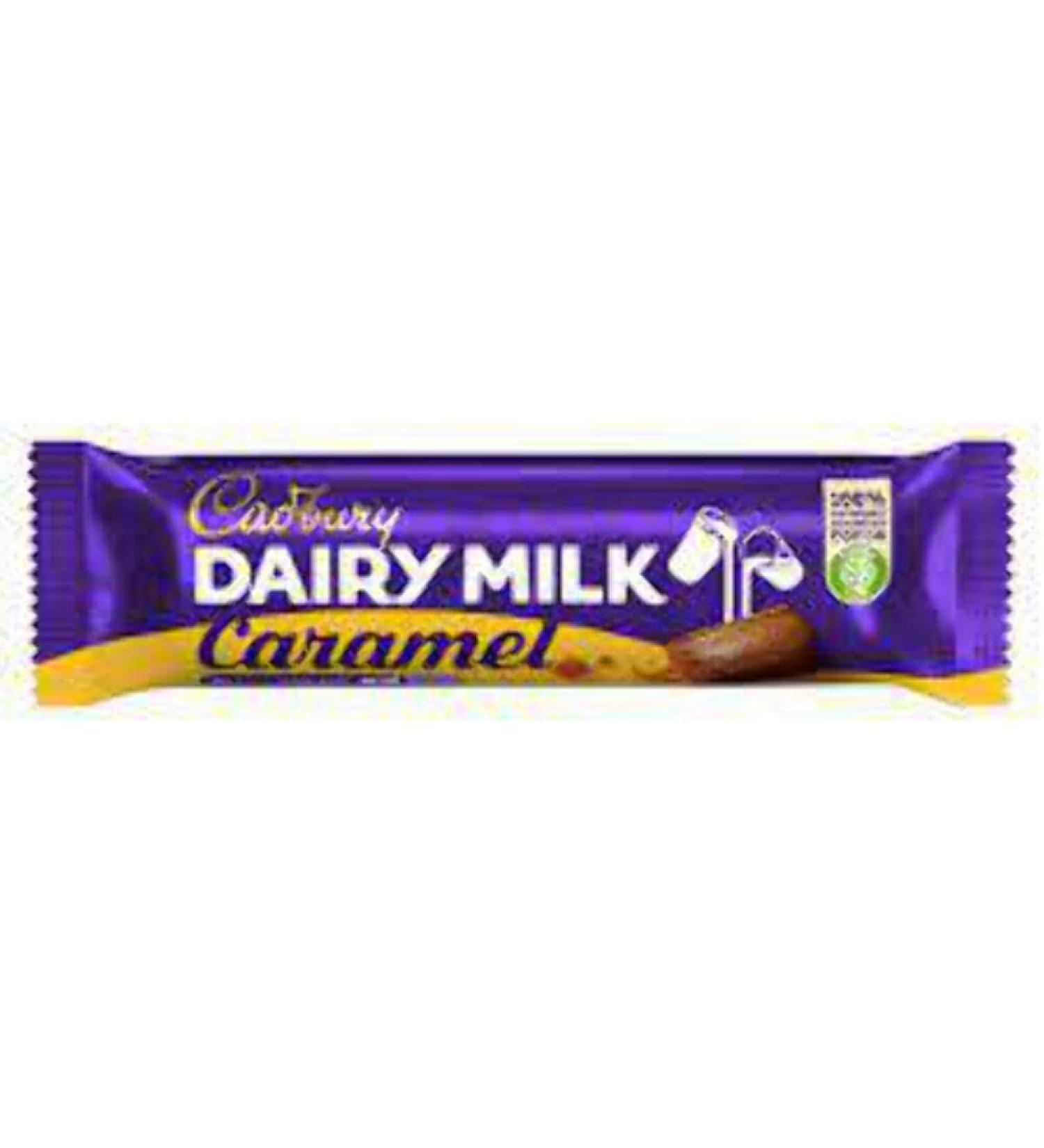 Cadbury Dairy Milk Caramel Chocolate Bar 45g-Food
