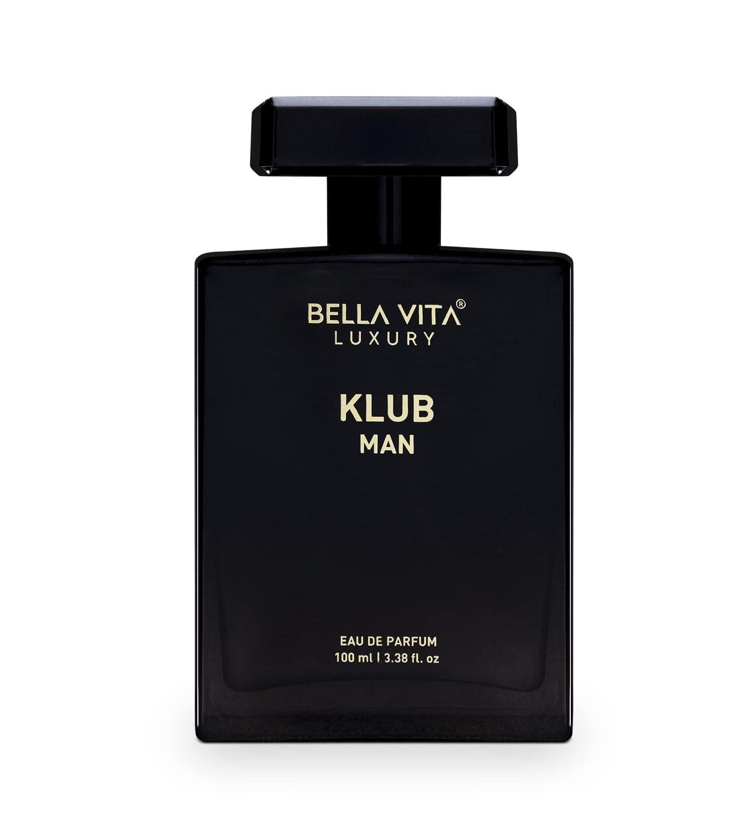 KLUB Man Eau De Parfum Perfume for Men with Rose and Vanilla|Musky and Spicy Long Lasting Premium EDP Fragrance Scent 100Ml - Buy Online on GoSupps.com