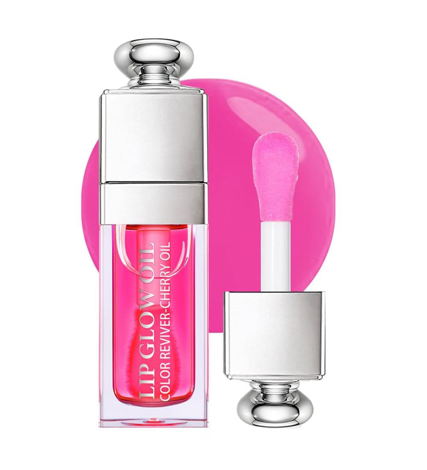 GECOMO Hydrating Lip Glow Oil Moisturizing Lip Glow Oil Nourishing Glossy Transparent Lip Oil Plumping Lip Oil Lip Balm Non-sticky Tinted Toot Lip Balm for Lip Care (RASPBERRY) 0.2 OZ 007-# RASPBERRY - Buy Online on GoSupps.com