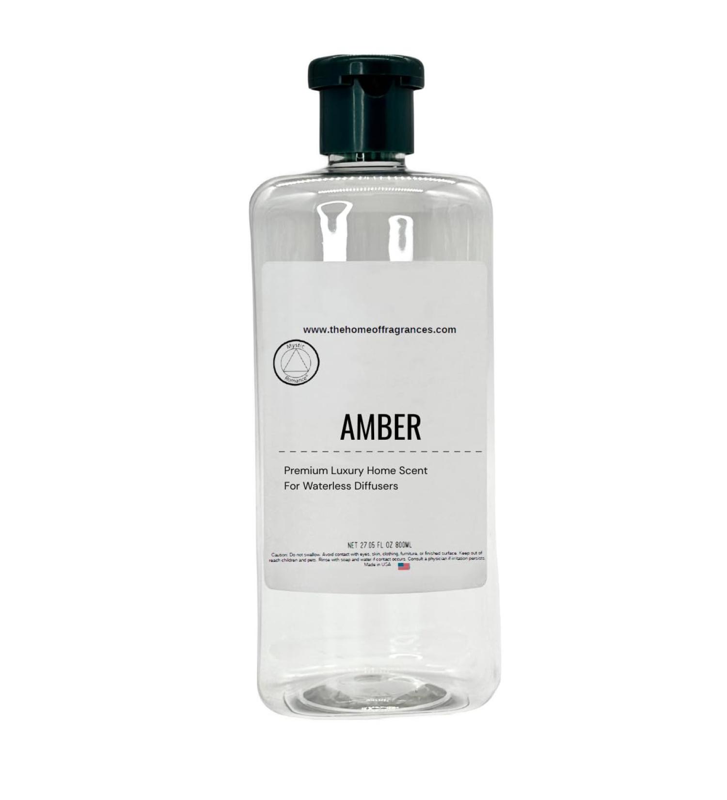 Mystic Romance Amber Aroma Oil Blend Waterless Diffuser Diffuser Aroma Oil Blends Made in USA (800ml) - Buy Online on GoSupps.com