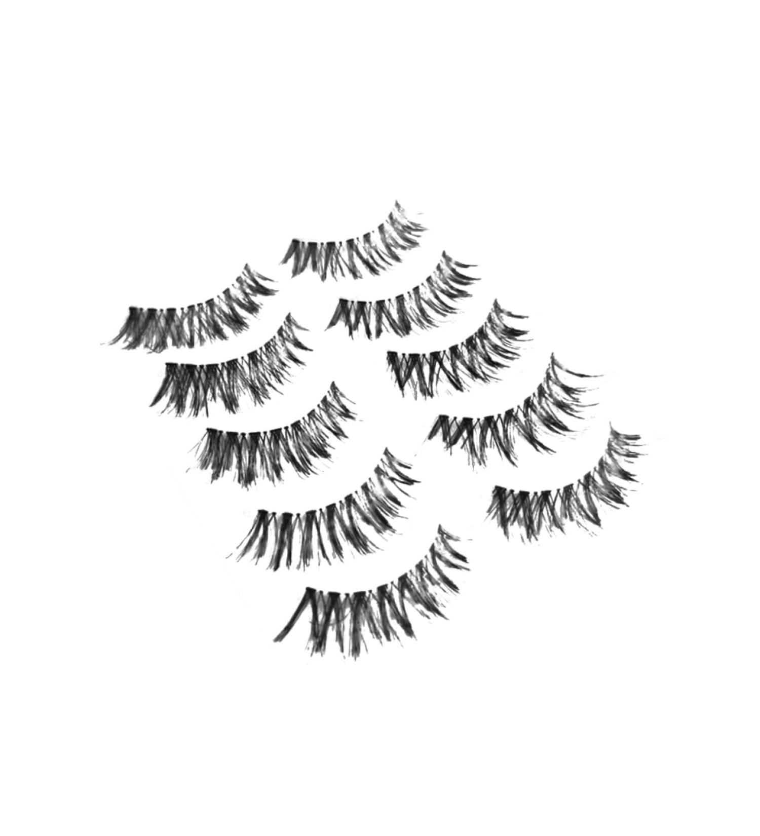 minkissy 5 Pairs Dense Eyelash Curly False Eyelashes Training Eyelash Natural False Lashes Natural False Eyelashes Natural Fake Lashes Cross Eyelashes Natural Eyelashes Fake Eyelash Extend - Buy Online on GoSupps.com