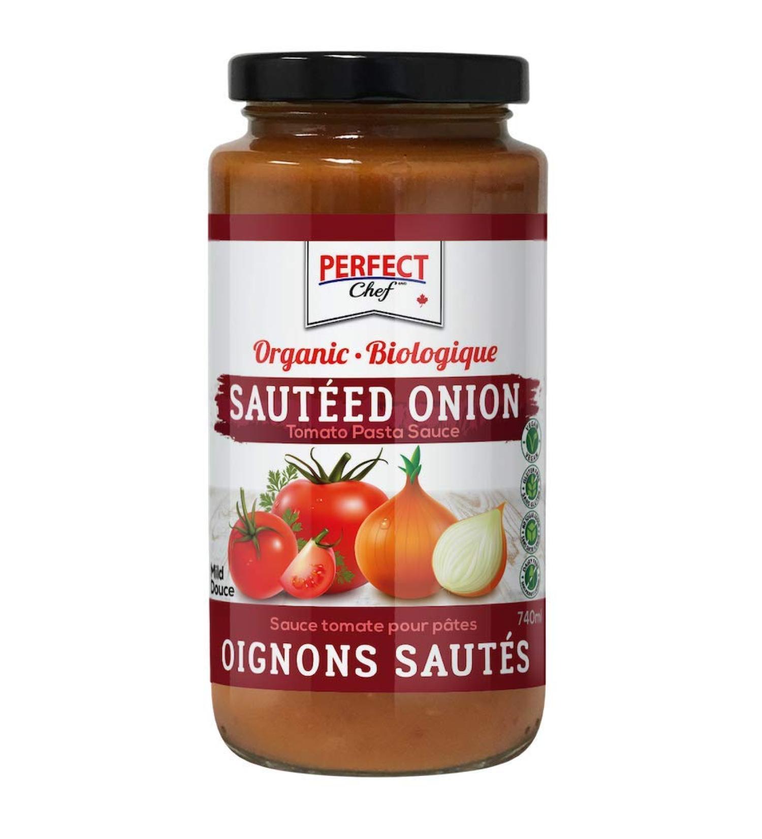 Perfect Chef Organic Sauteed Onion Pasta Sauce (6-Pack) 6 x 740ml - Buy Online on GoSupps.com