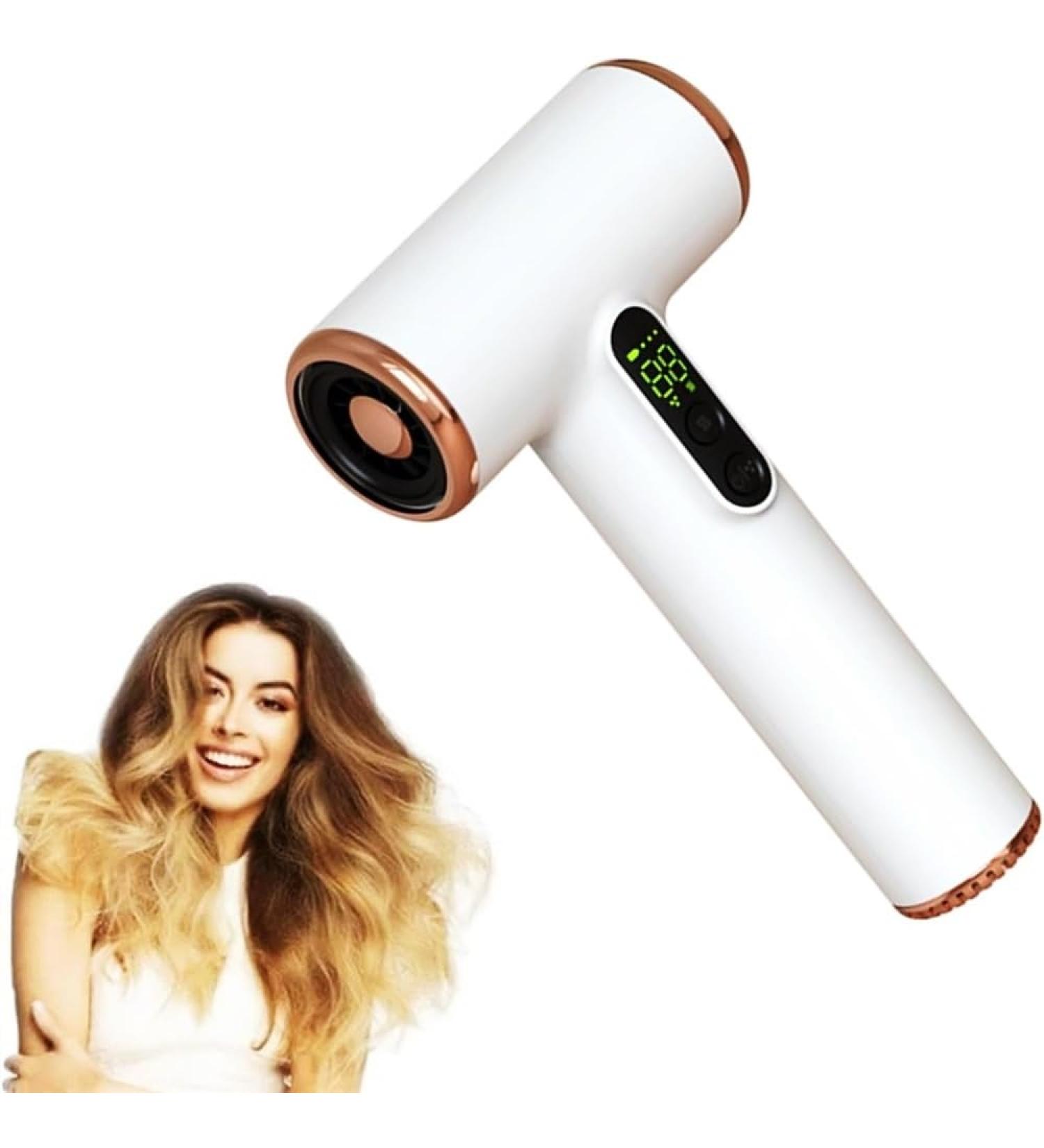 Hair Dryer 3 Heating / 3 Speed Wireless Hair Dryer Type-C USB Rechargeable Hairdryer Portable Travel Blow Dryer Gifts for Women/Mom/Girls - Buy Online on GoSupps.com