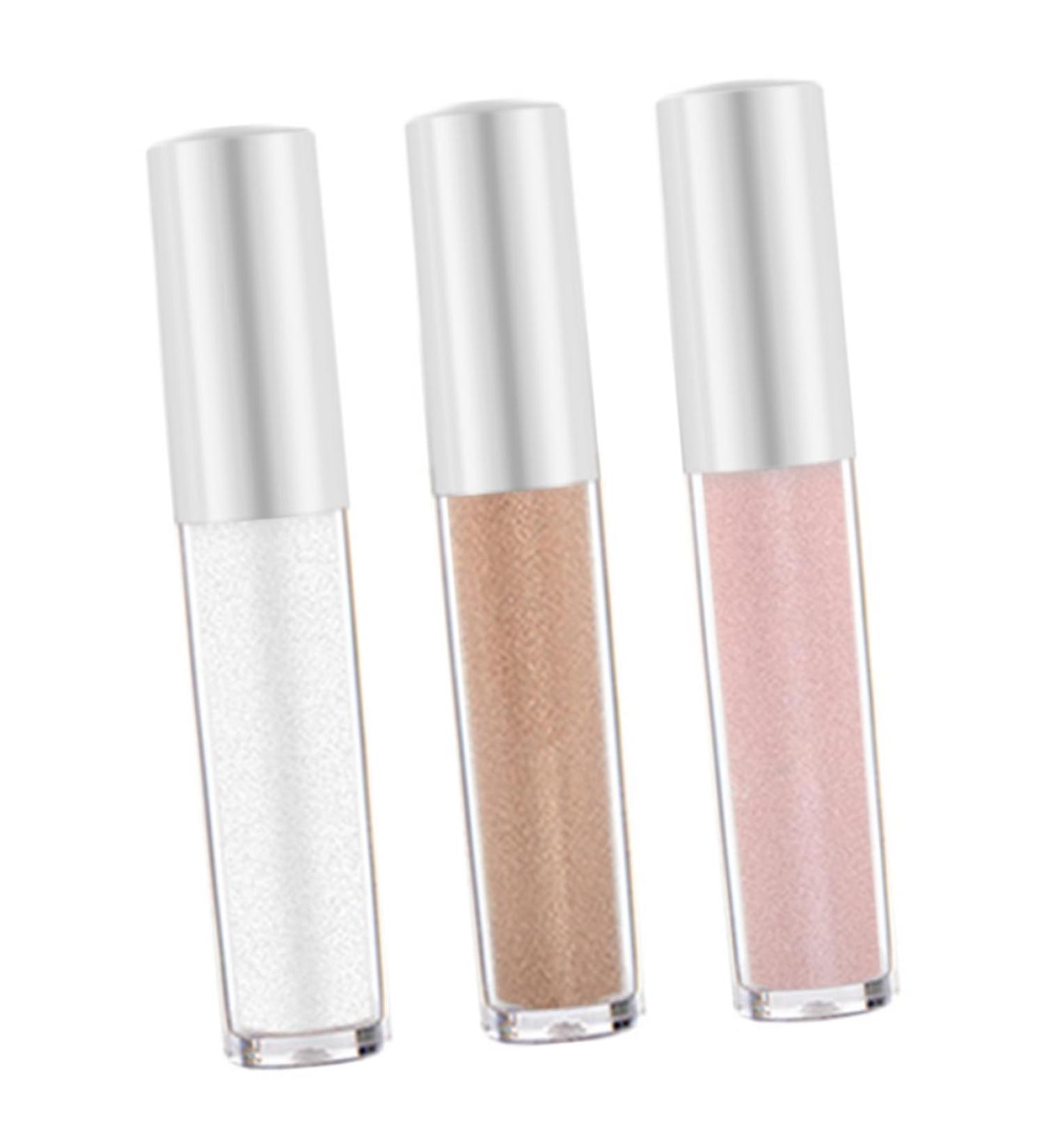 Mikinona 3pcs Polarized Monochrome Eyeshadow Sparkle Eyeshadow Liquid Glitter Eyeshadow Makeup Stuff Plastic - Buy Online on GoSupps.com