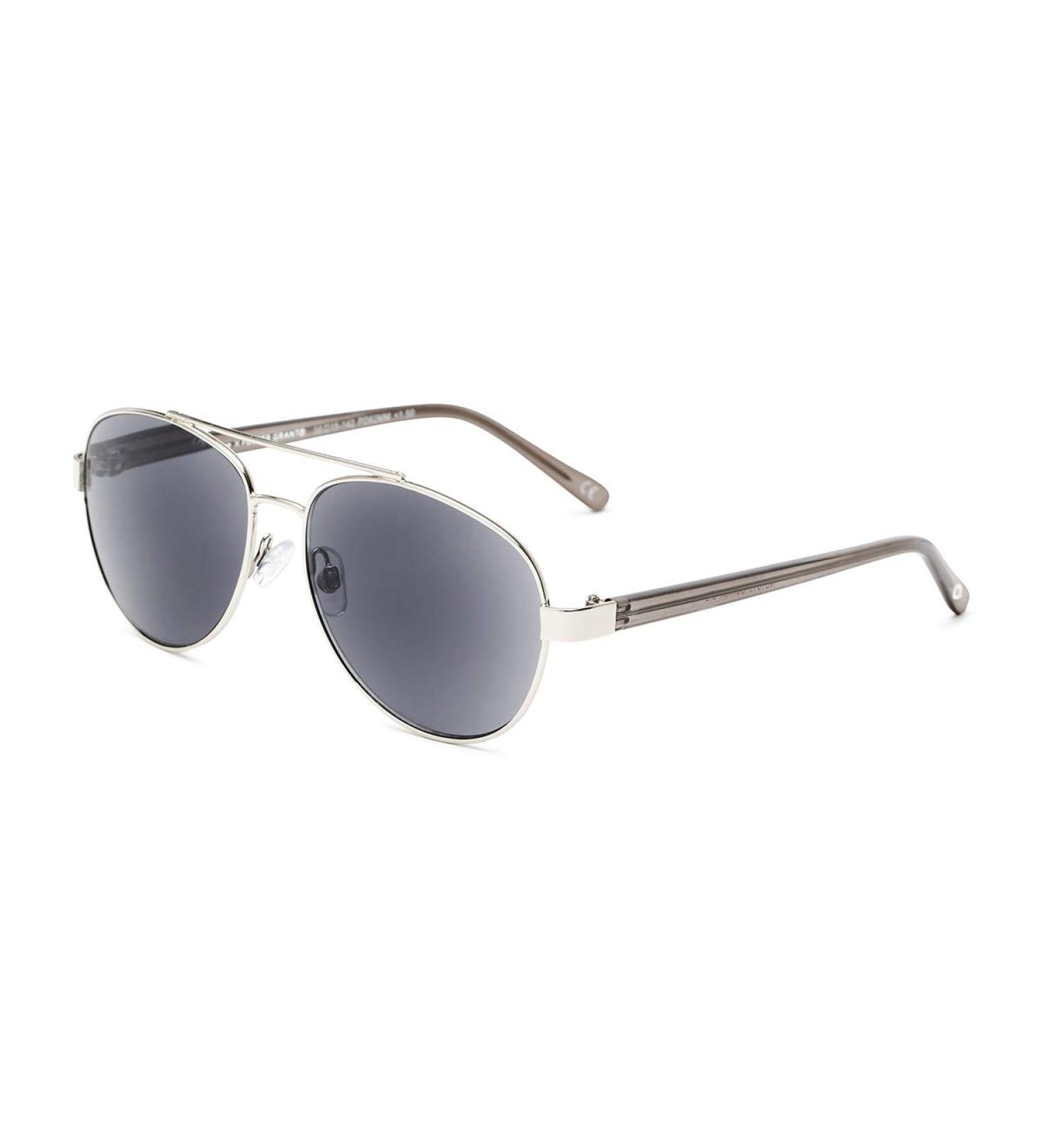 Sofia Vergara x Foster Grant Women's Carmen Sunreaders Aviator Reading Glasses - Silver 57mm 3 Diopters - Buy Online on GoSupps.com